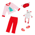 Holiday Christmas doll outfit pajamas