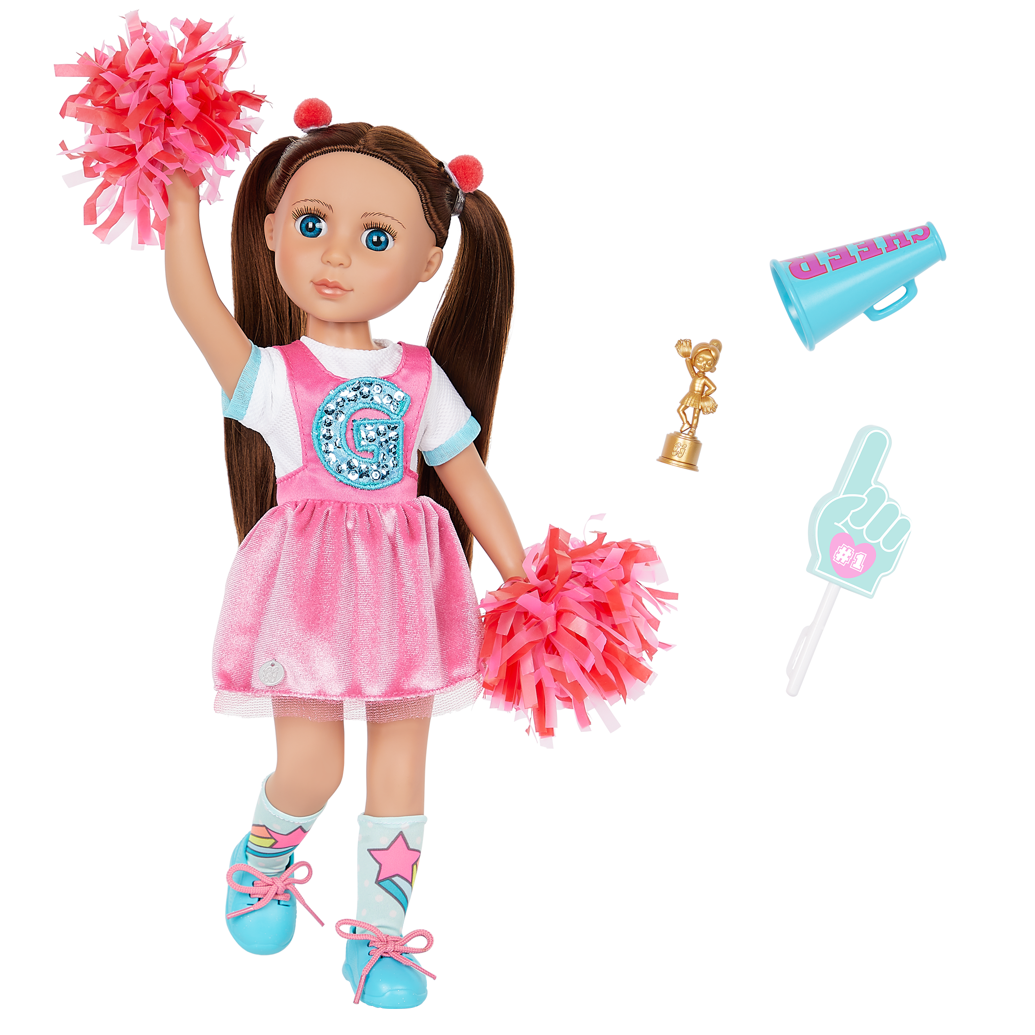 Glitter Girls Alfie 14-inch Posable Cheerleader Doll