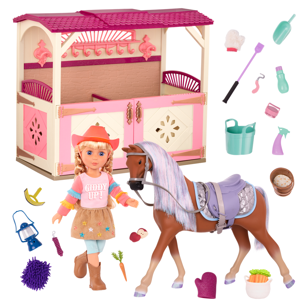 Floe & Equestrian Playset - Glitter Girls