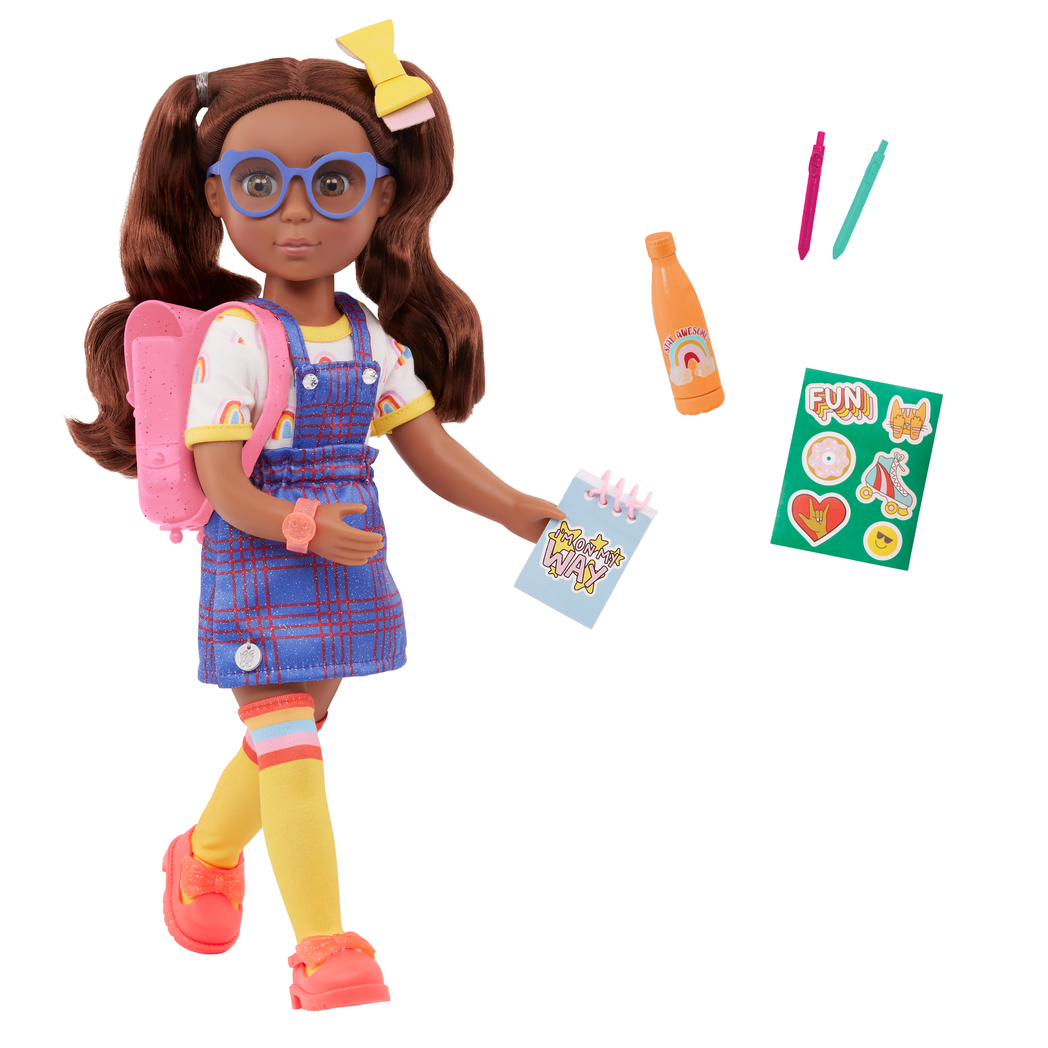 Glitter Girls school doll Macha with accessories
