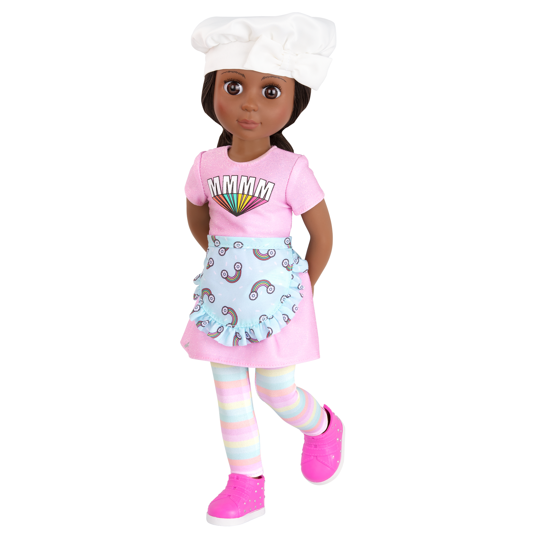 Ryanne doll with baker outfit
