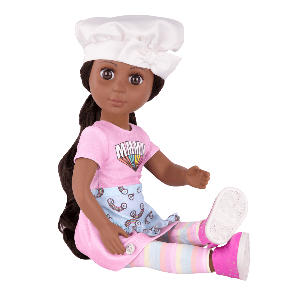 Ryanne doll with baker outfit