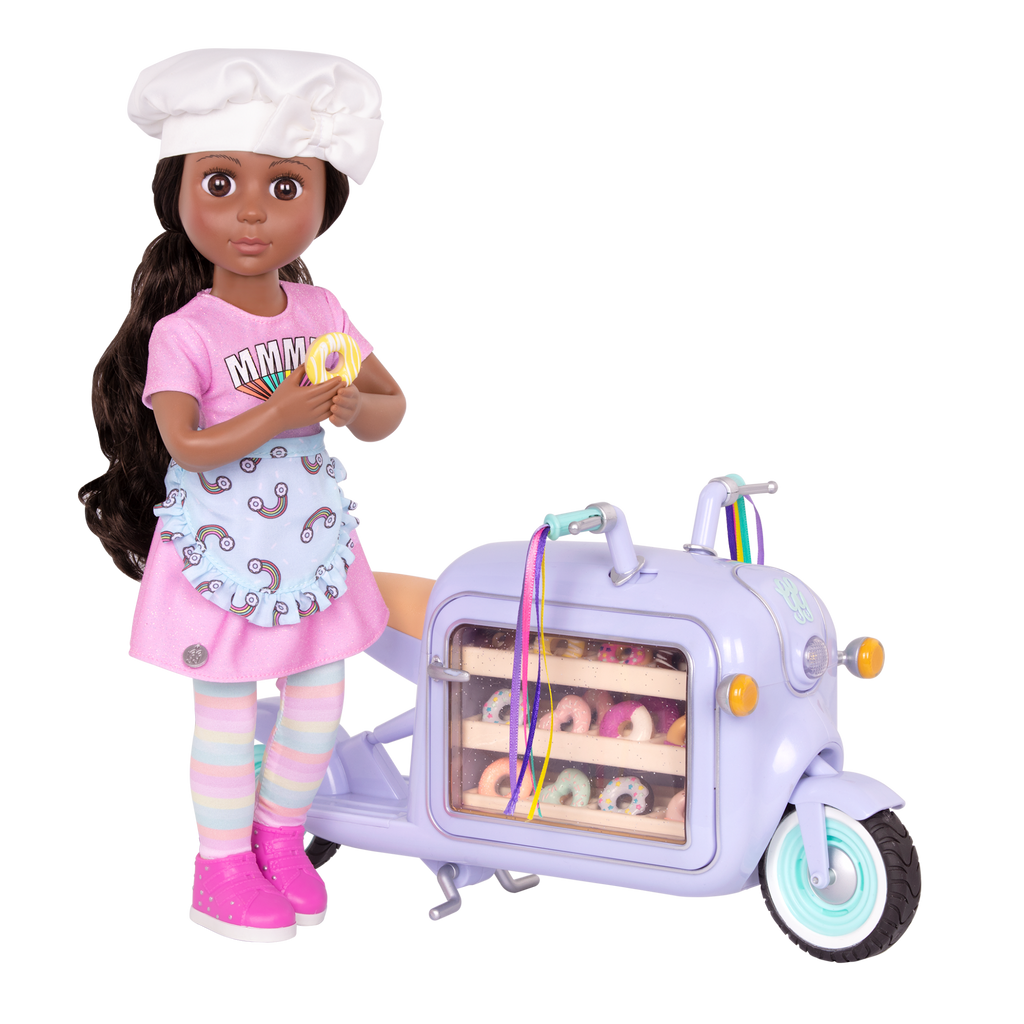 Ryanne doll with baker outfit