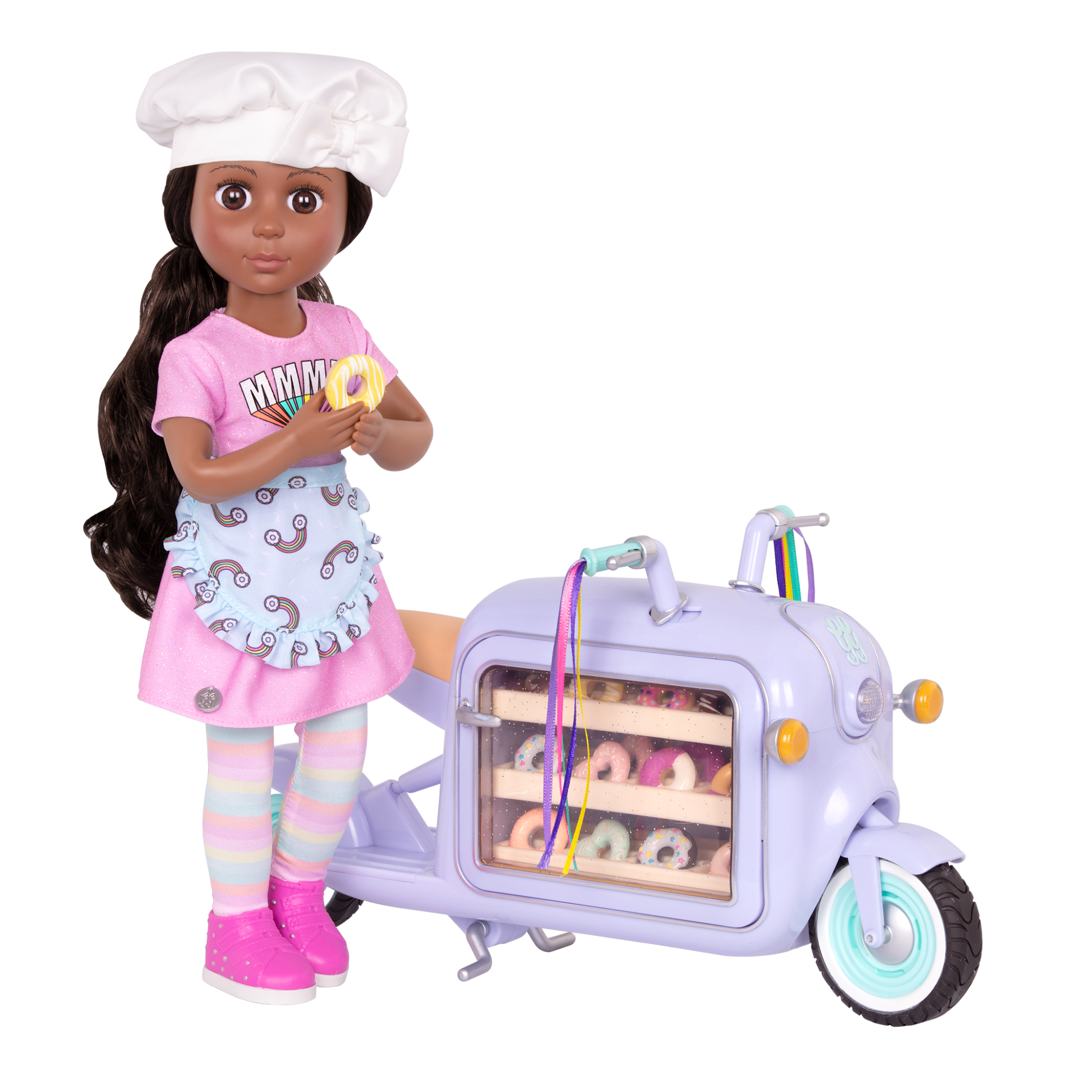 Ryanne doll with baker outfit