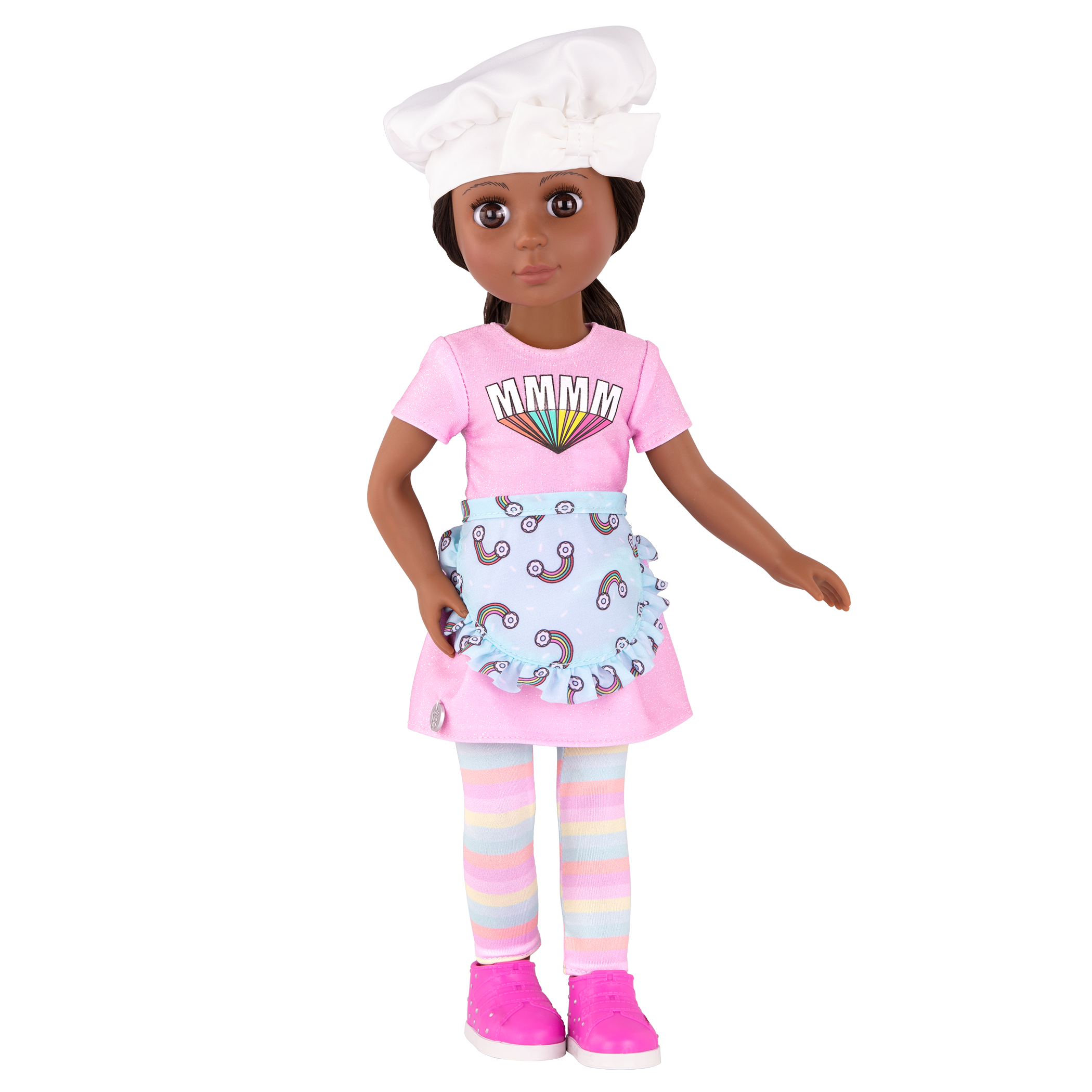 Ryanne doll with baker outfit