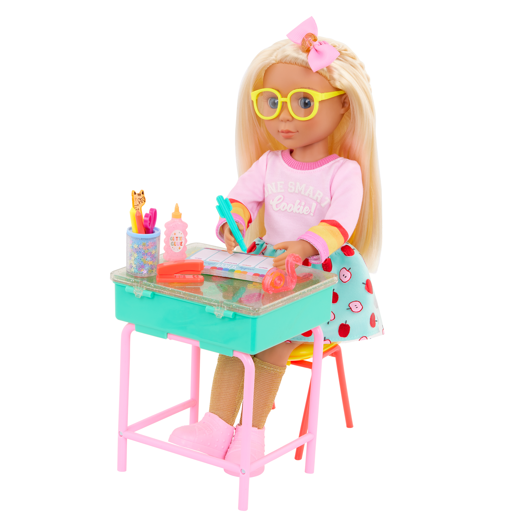Mallory & School Desk Playset