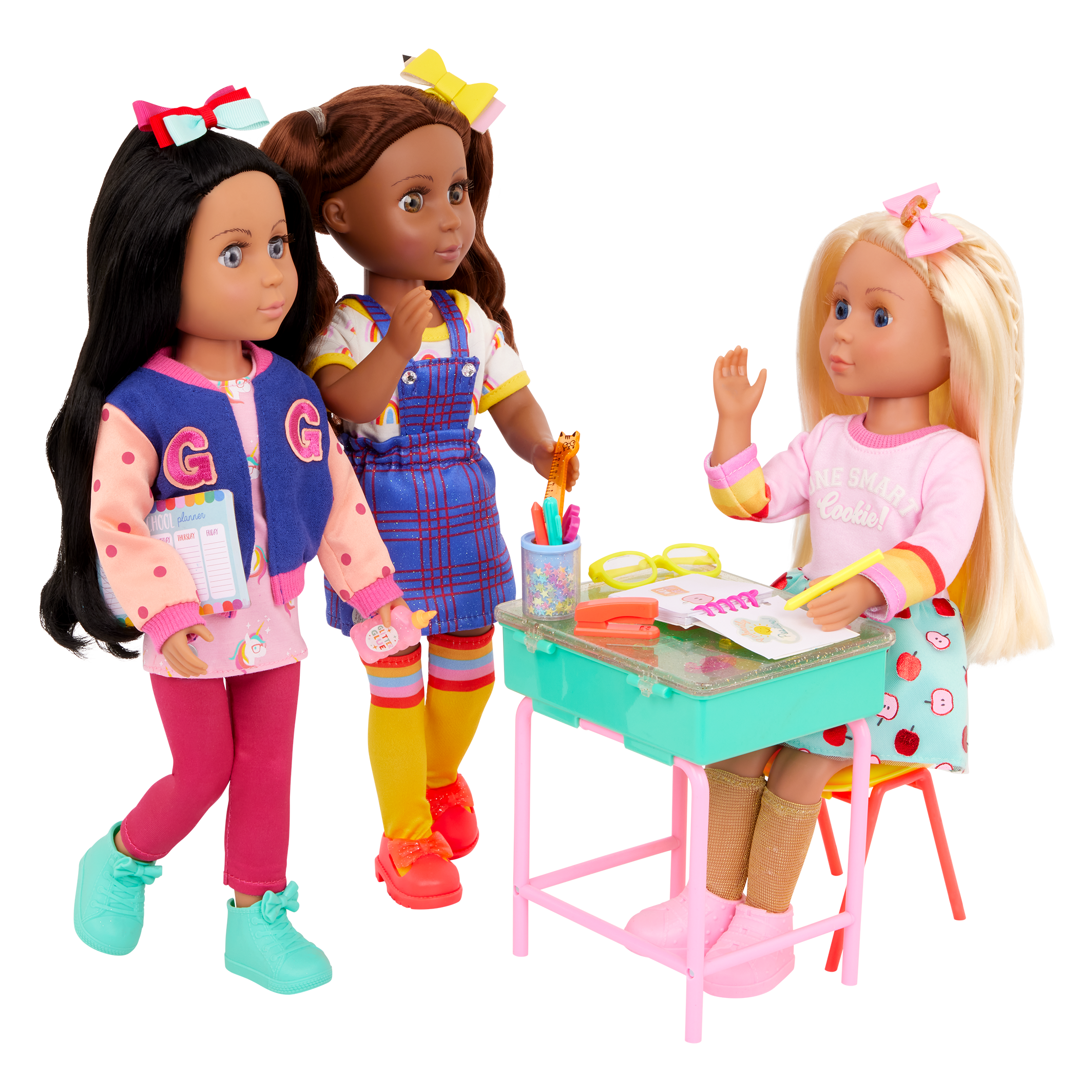 Mallory & School Desk Playset