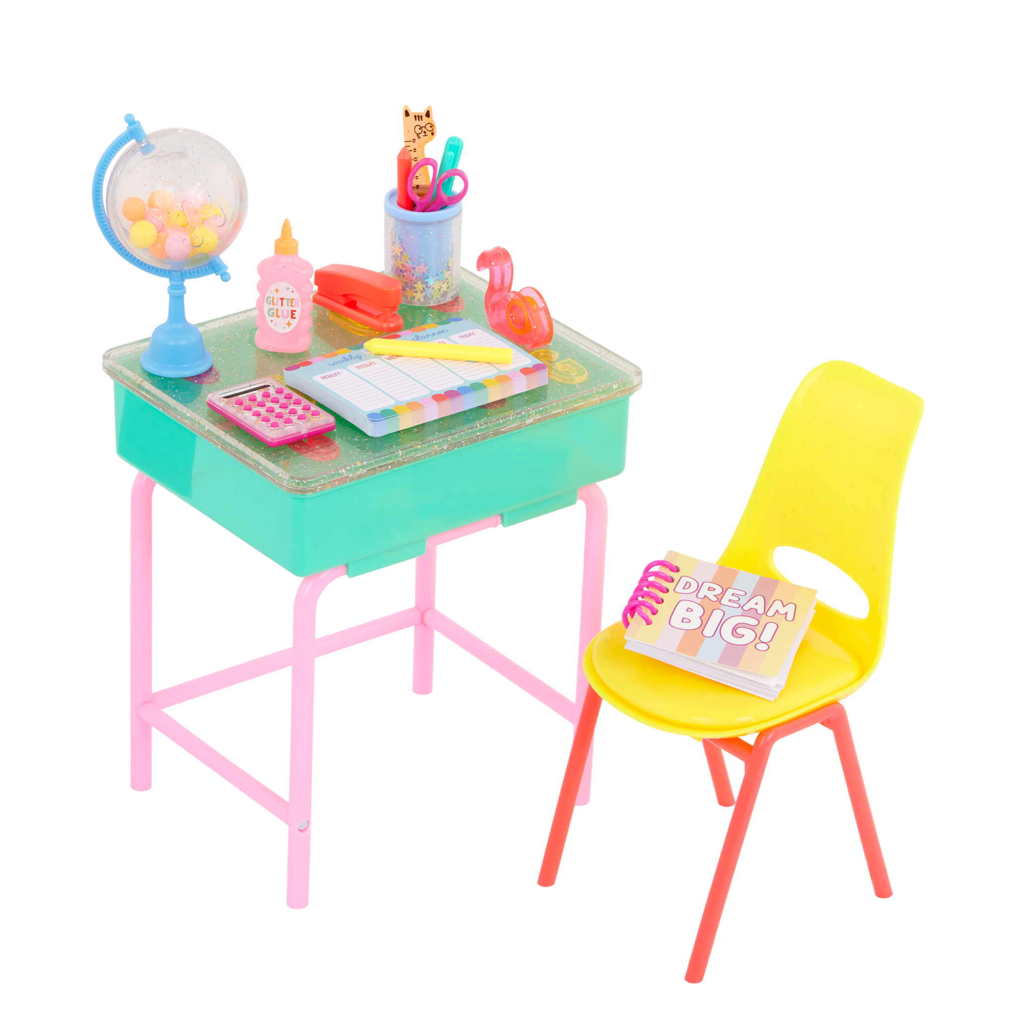 Mallory & School Desk Playset - Glitter Girls