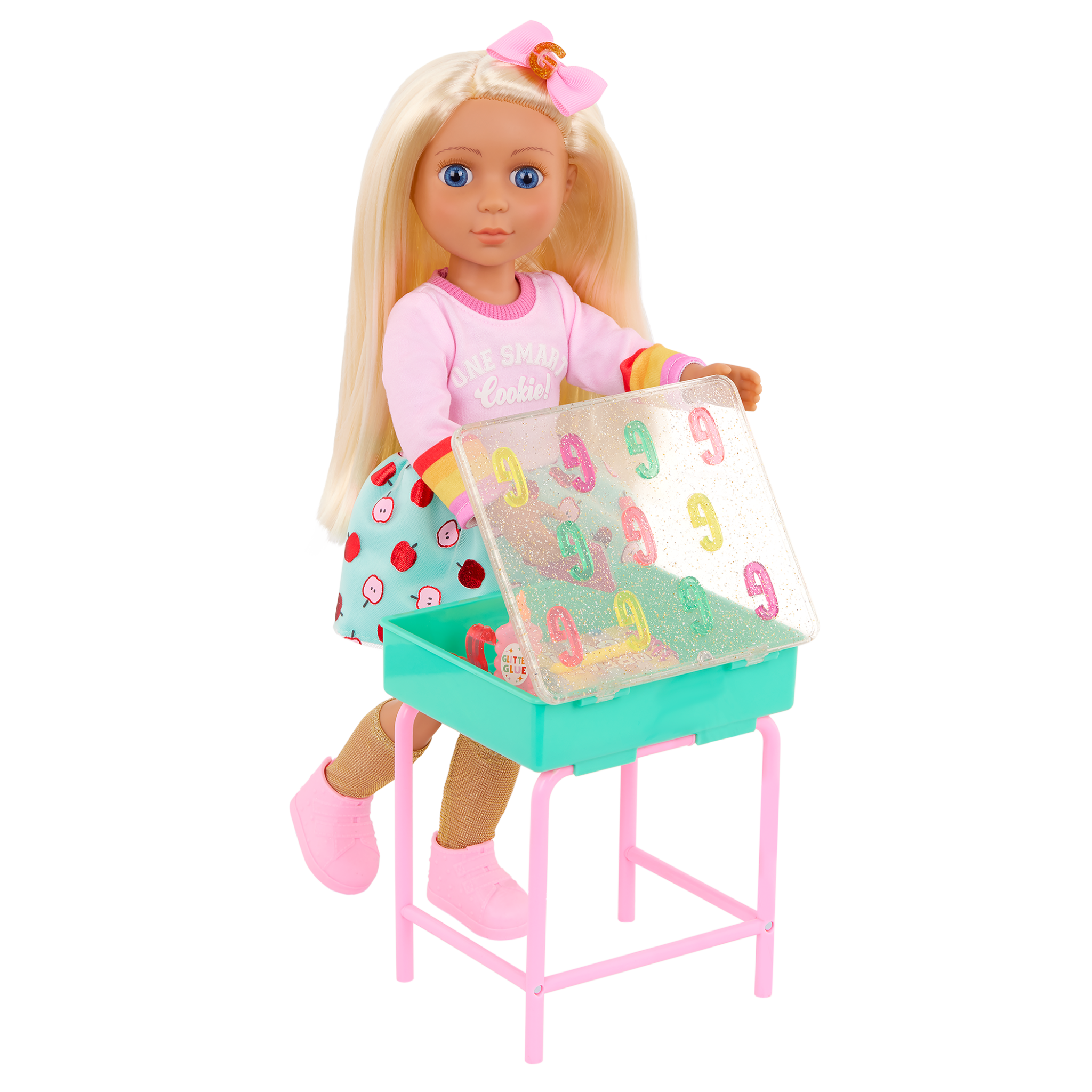 Mallory & School Desk Playset - Glitter Girls