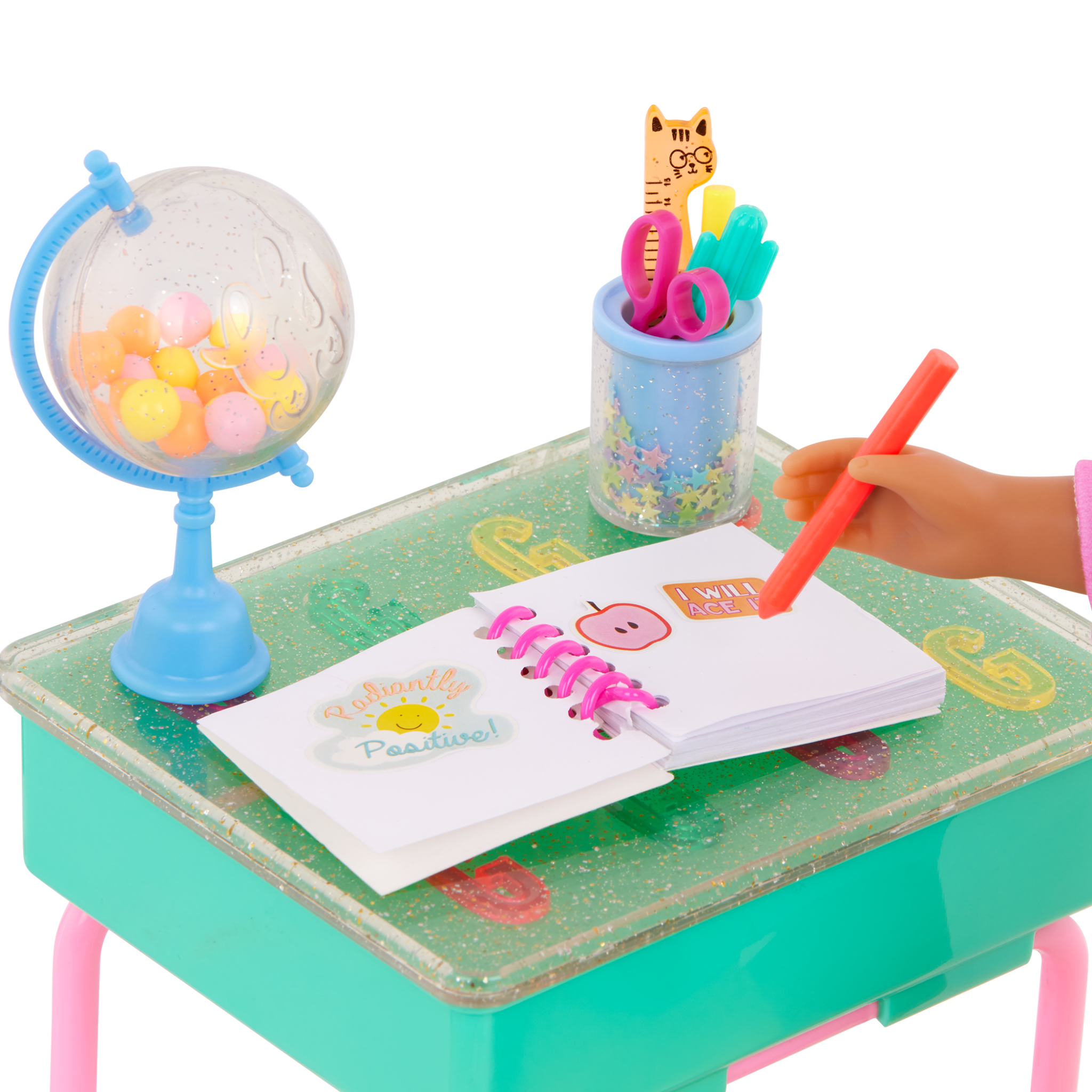Mallory & School Desk Playset - Glitter Girls