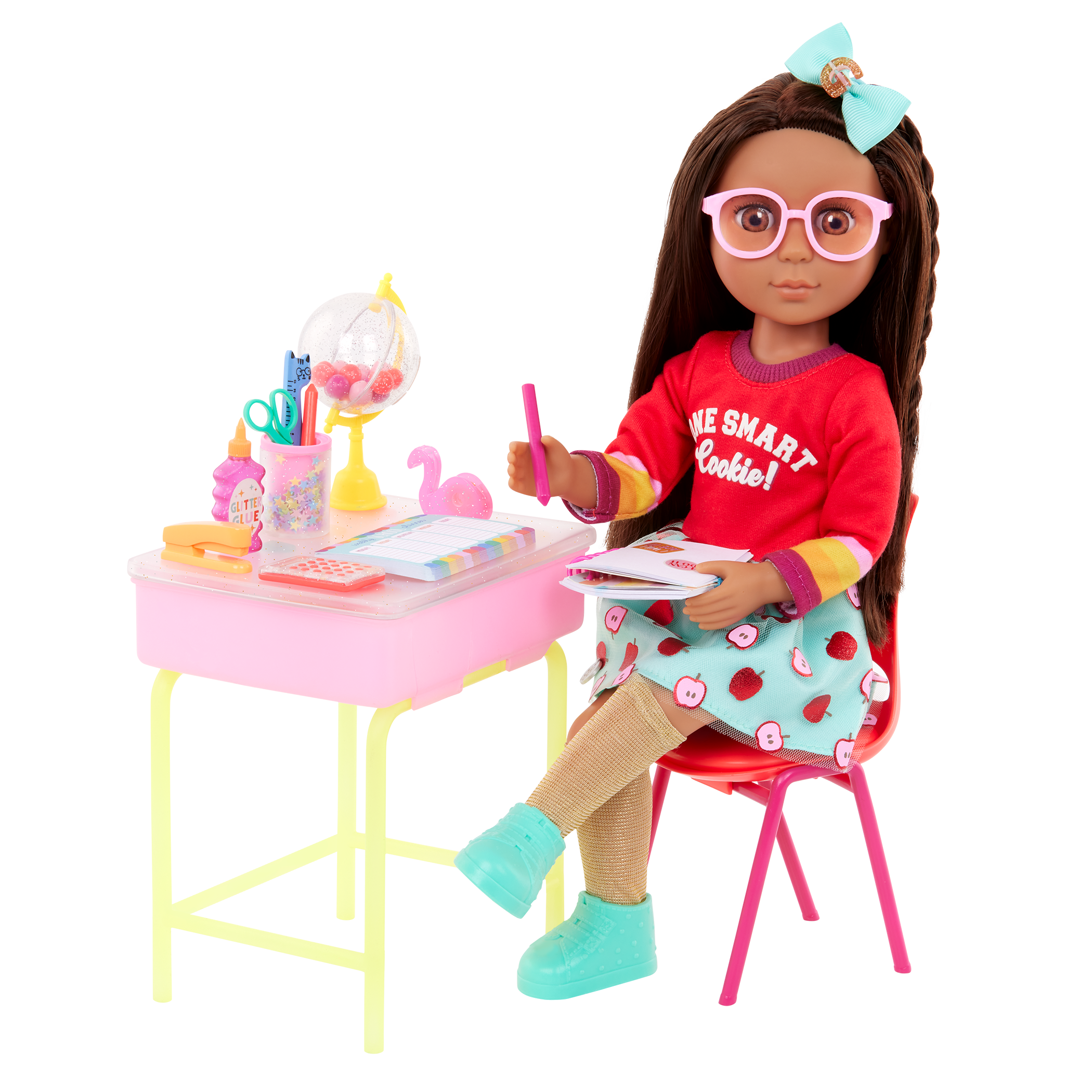Glitter Girls Alessa and School Desk Set