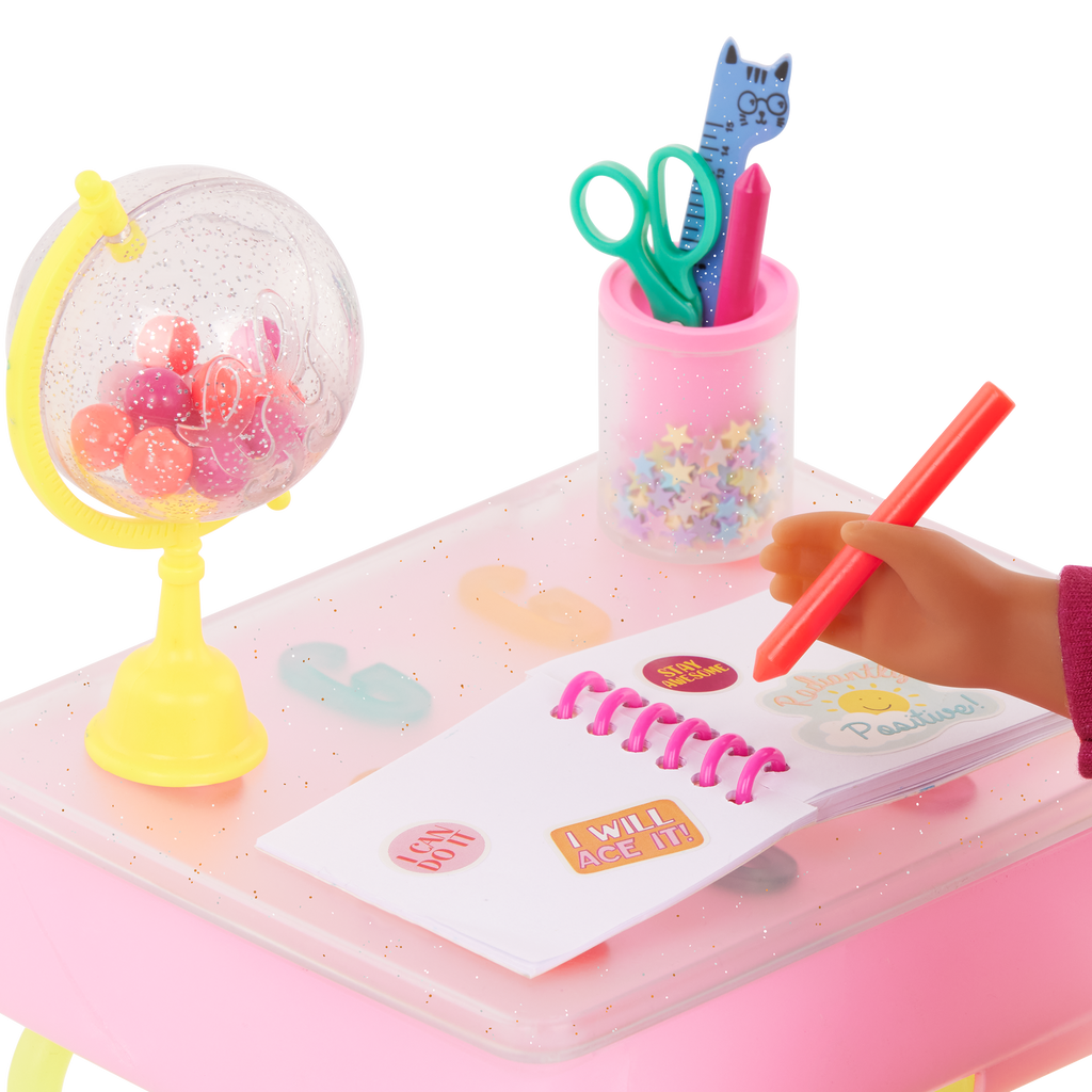 Glitter Girls Alessa and School Desk Set