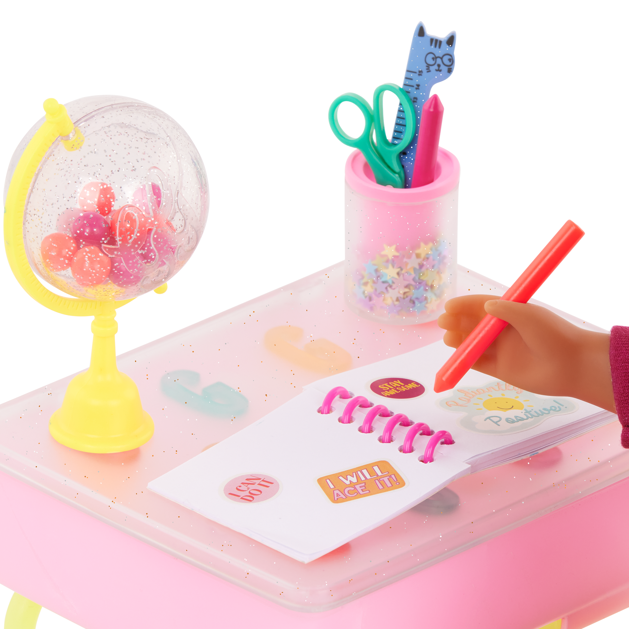 Glitter Girls Alessa and School Desk Set