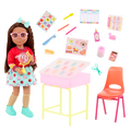 Glitter Girls Alessa and School Desk Set