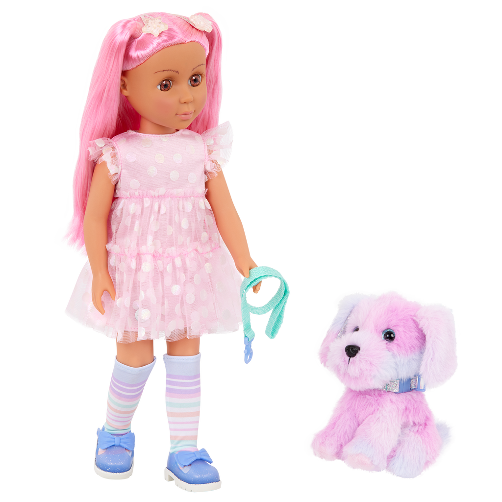 Glitter Girls Cara & Sprinkles 14-inch Doll Pet Duo