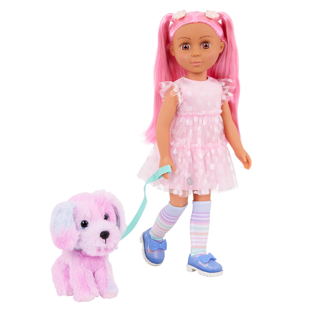 Glitter Girls Cara & Sprinkles 14-inch Doll Pet Duo