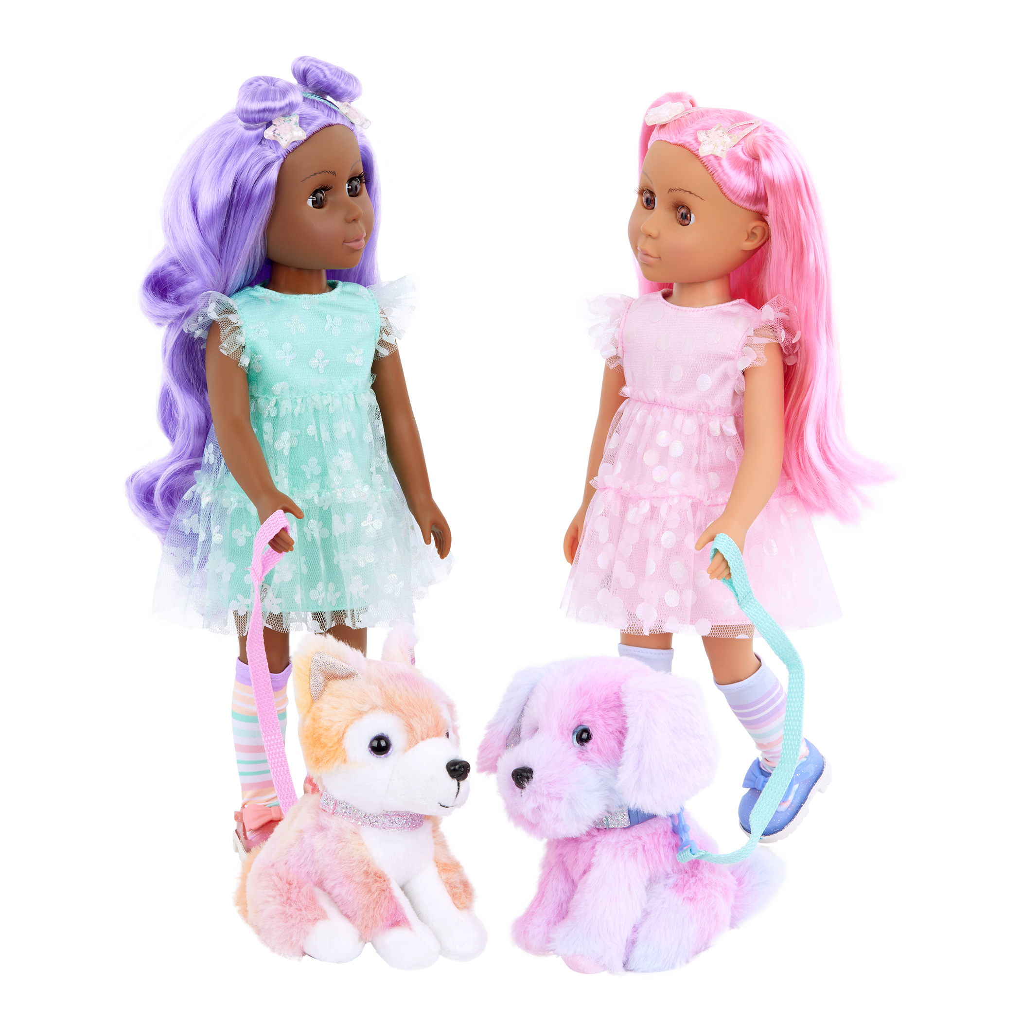Glitter Girls Neve & Candy 14-inch Doll and Plush Pup Set