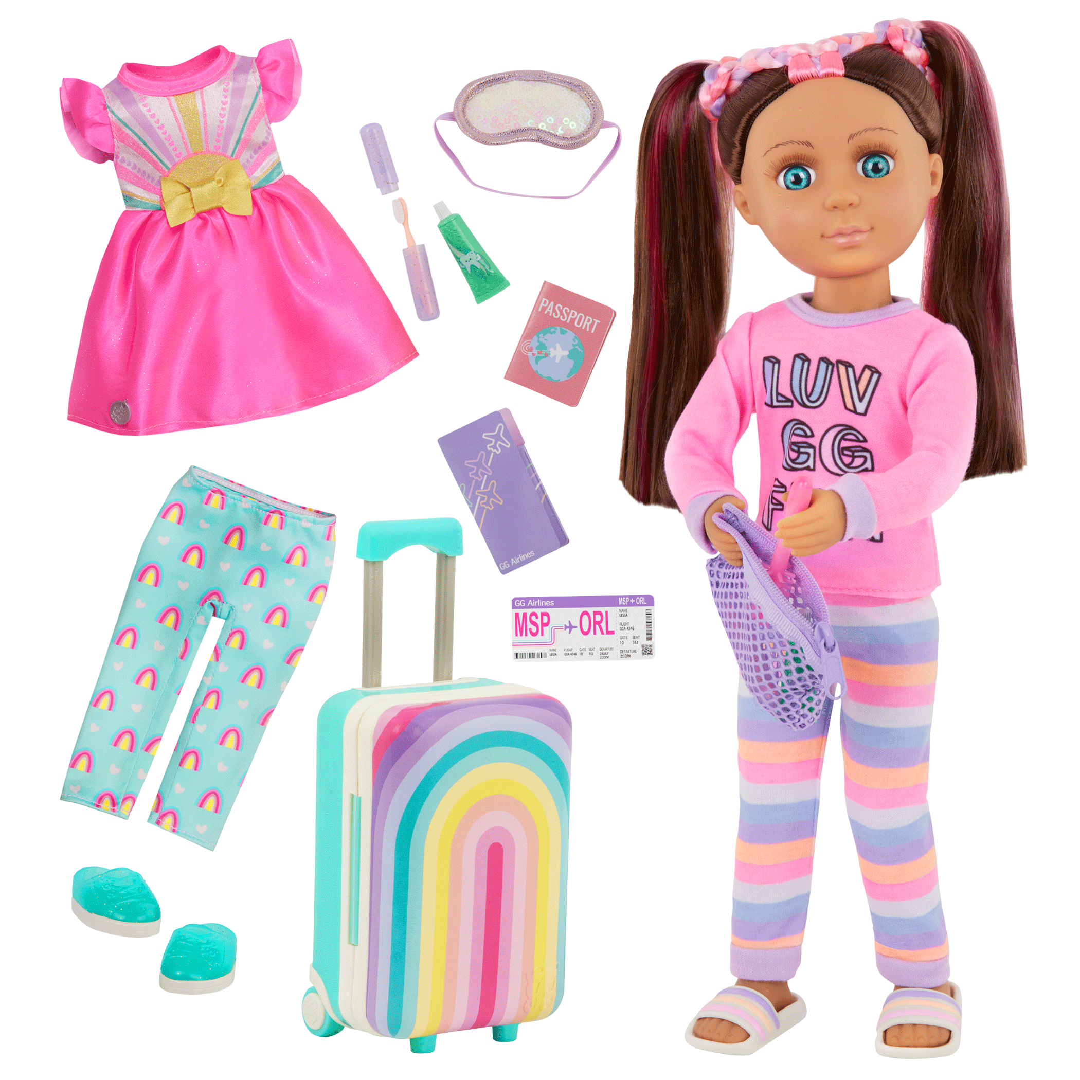 Levia & GG Travel Playset