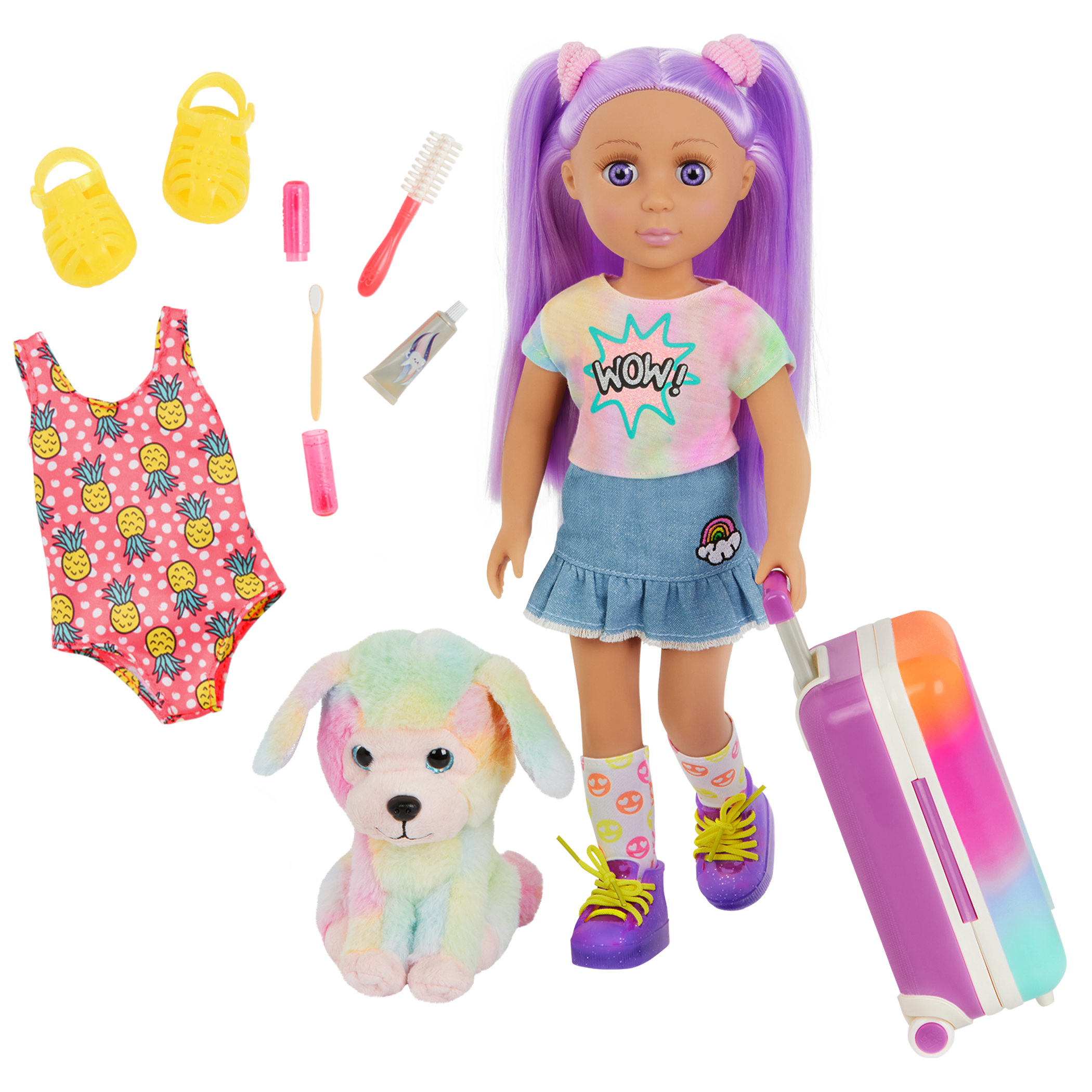 Glitter Girls Luma and Pup Travel Playset