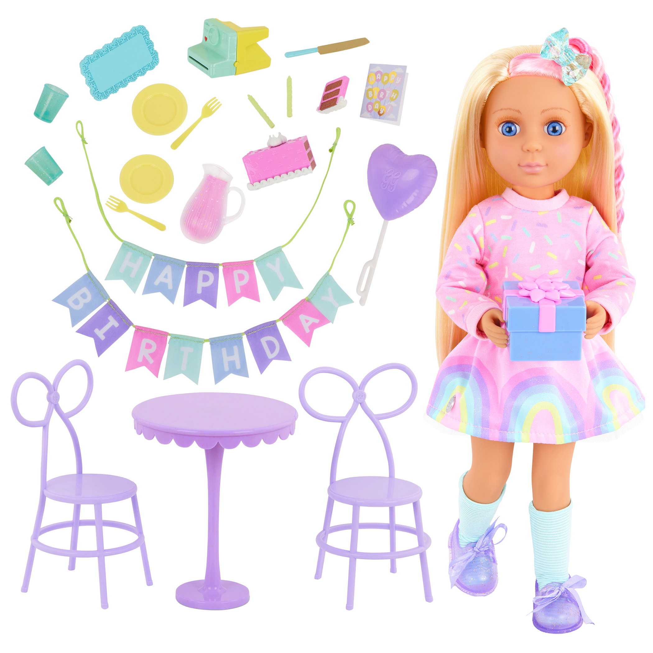 Glitter Girls Evie and GG Birthday Party Playset