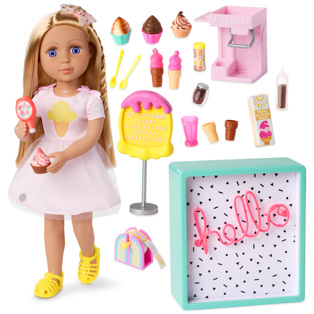 Lacy & GG Ice Cream Playset - Glitter Girls