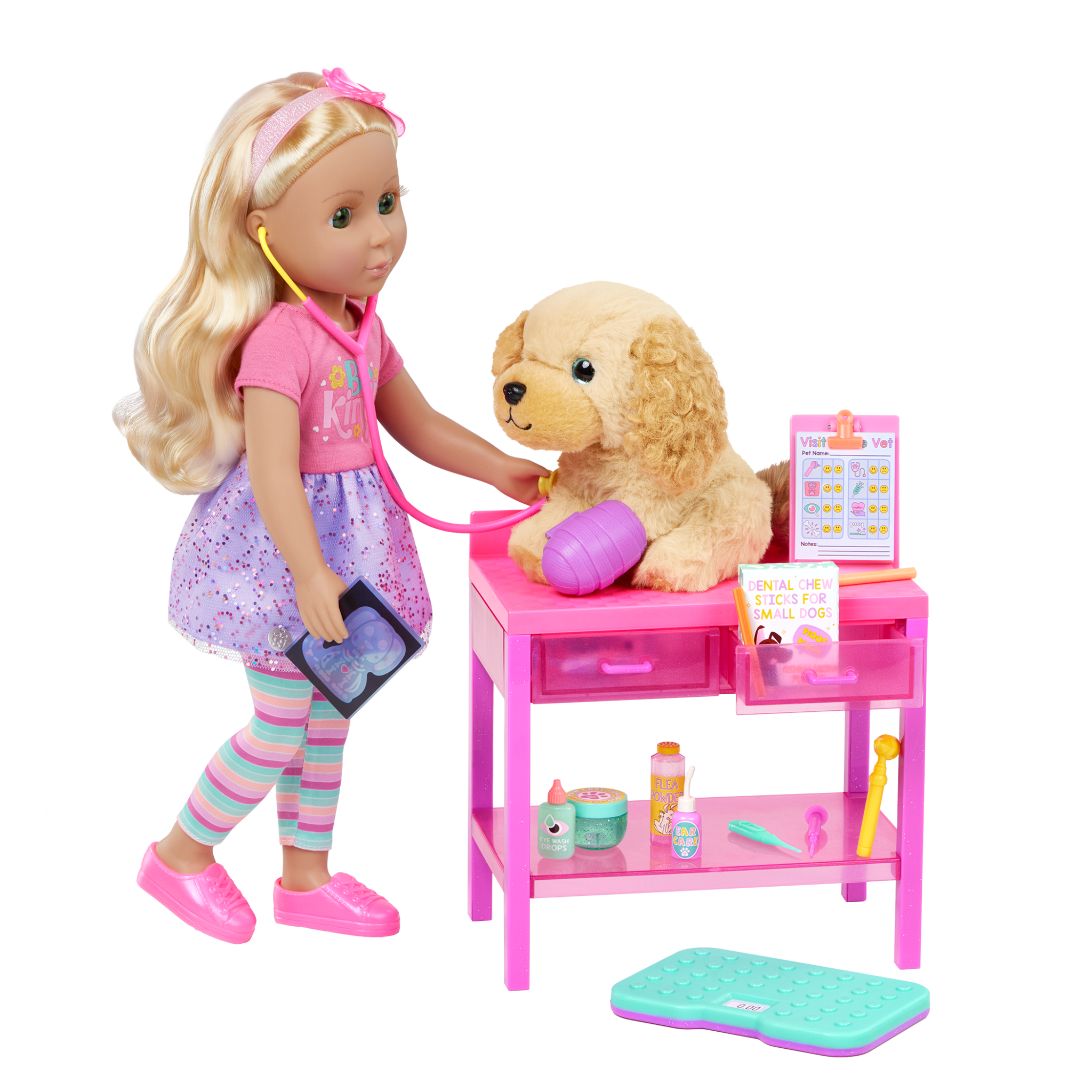 Glitter Girls Margo & Coco Vet Table Playset