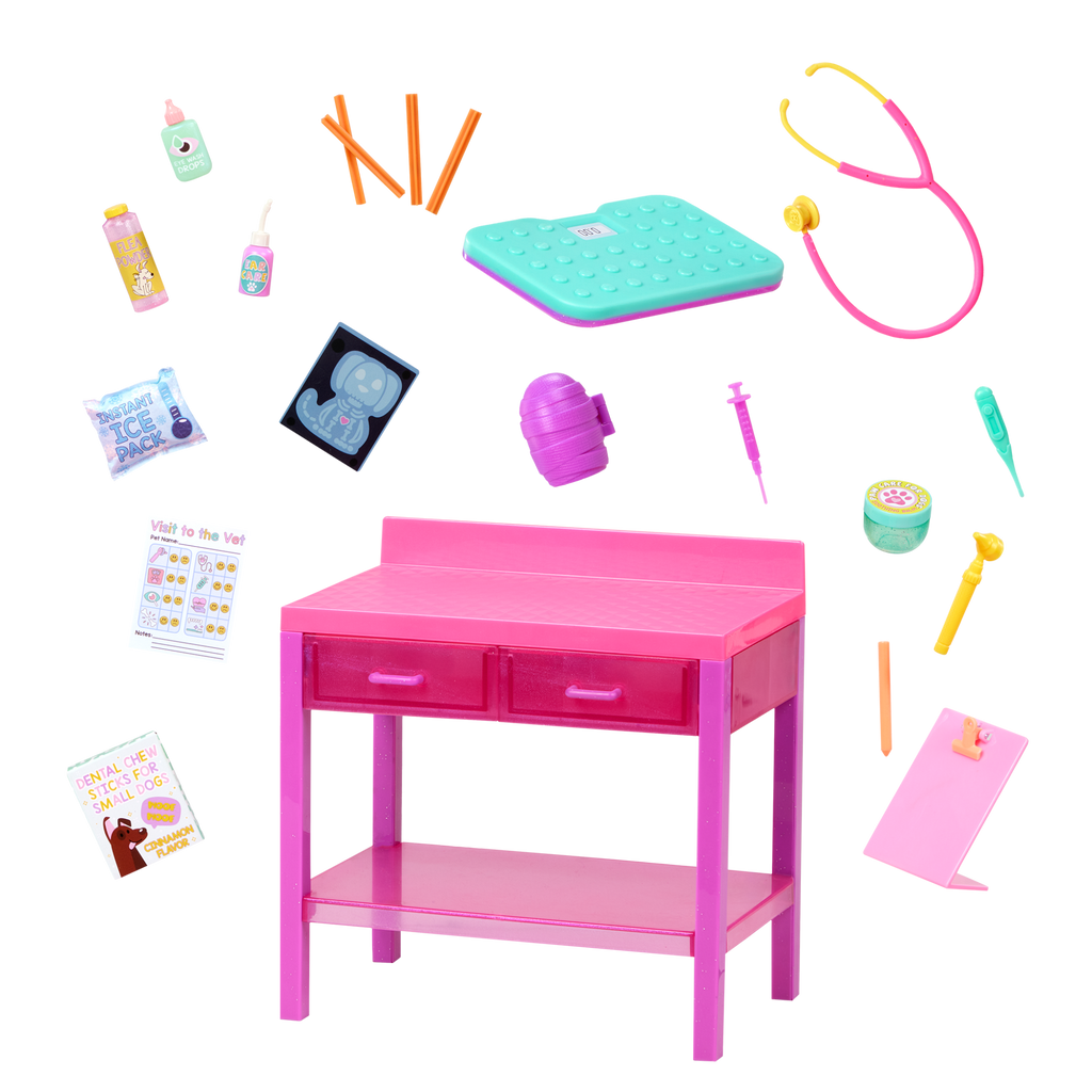 Glitter Girls Margo & Coco Vet Table Playset