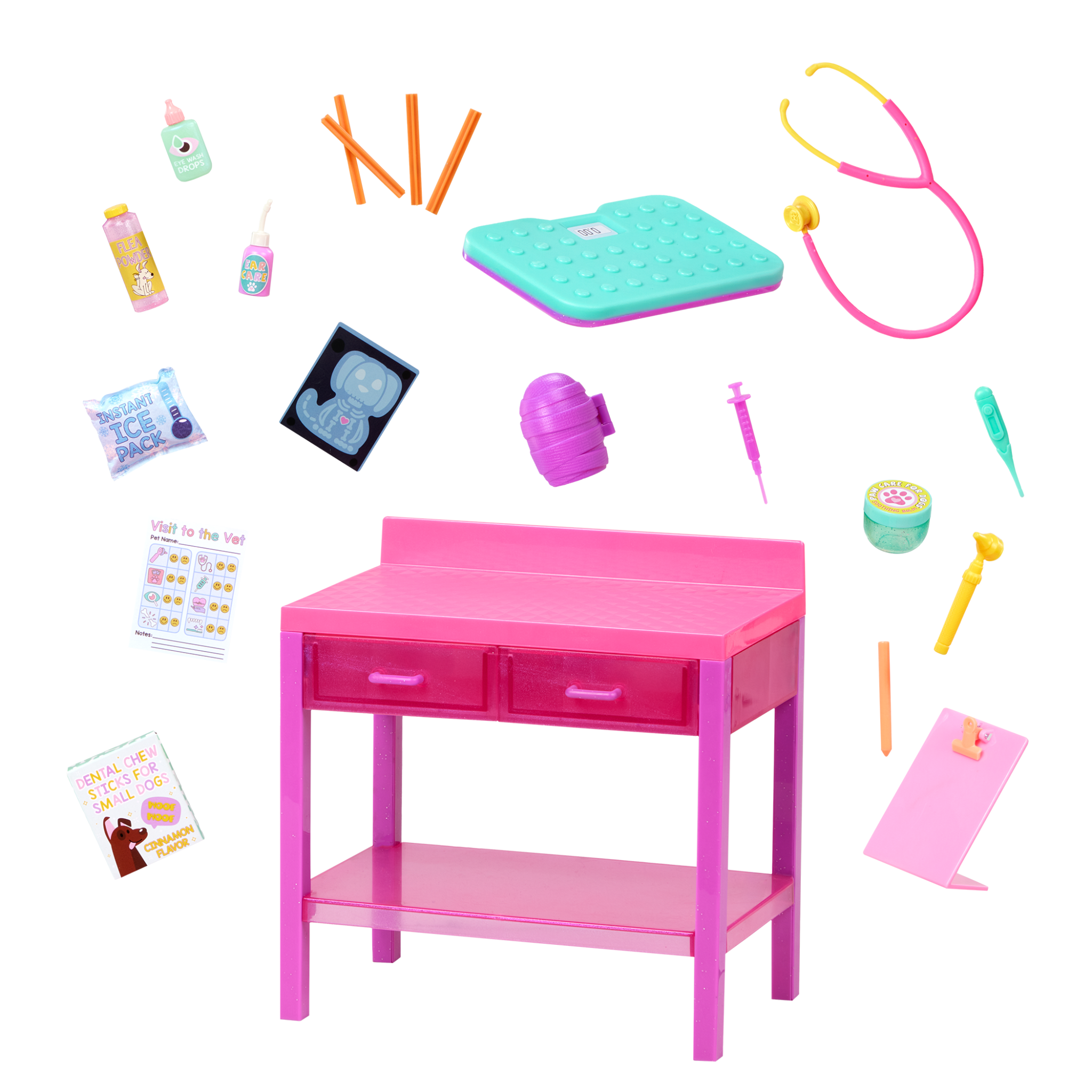 Glitter Girls Margo & Coco Vet Table Playset