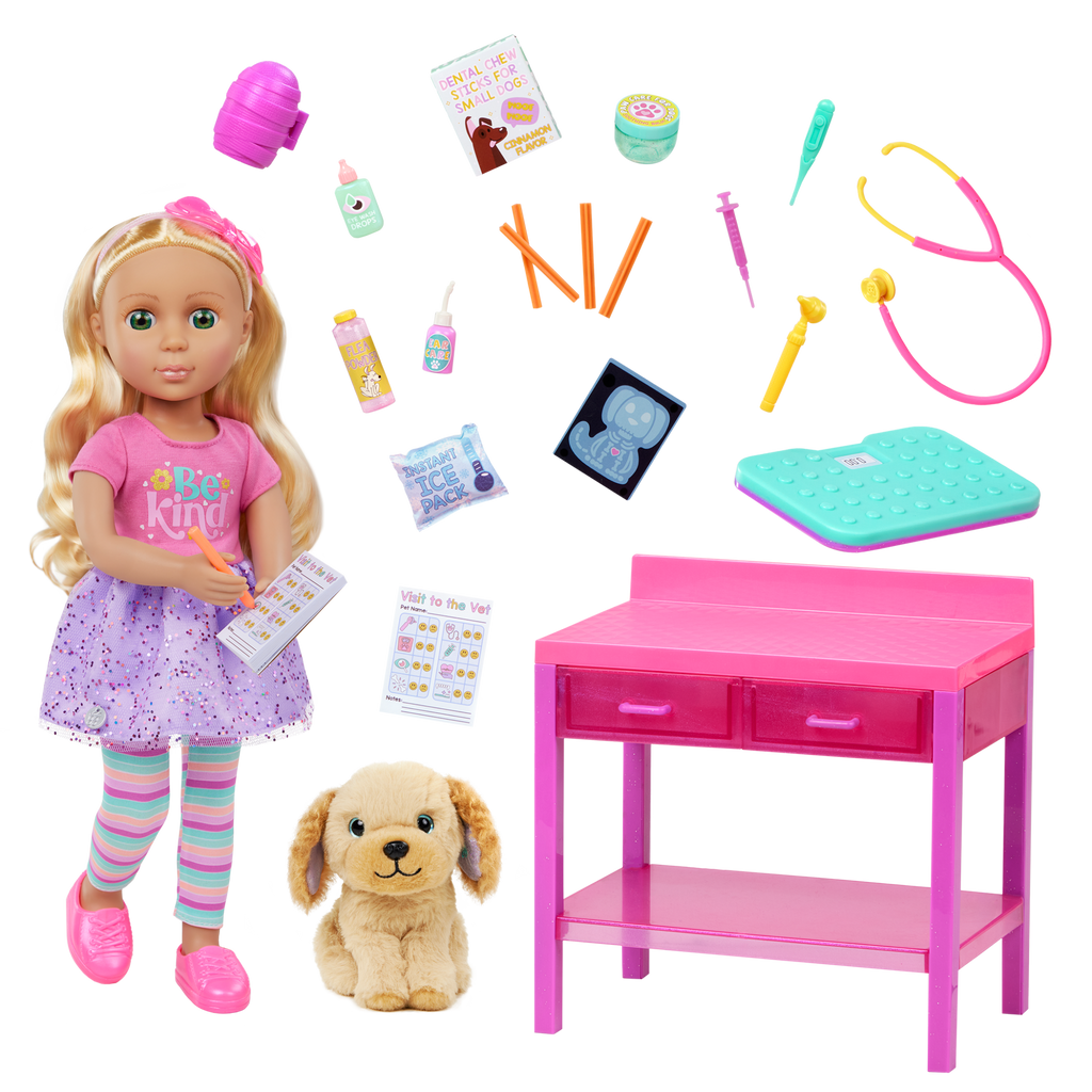 Glitter Girls Margo & Coco Vet Table Playset