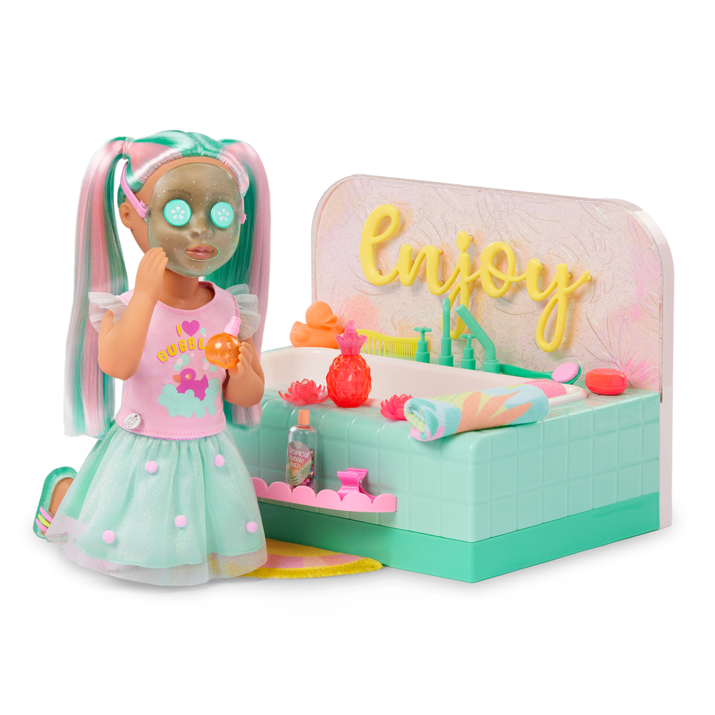 Leia & Bathtub Playset - Glitter Girls