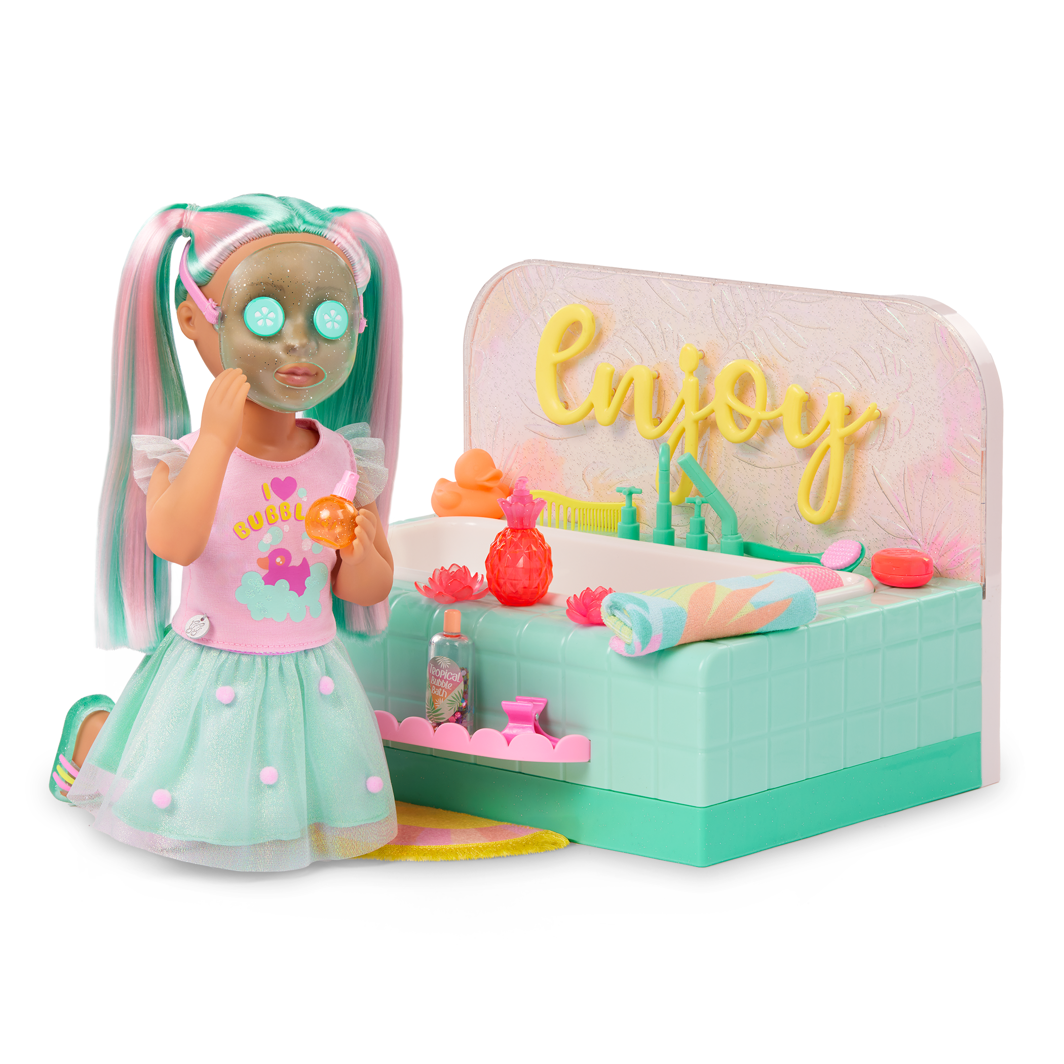 Leia & Bathtub Playset