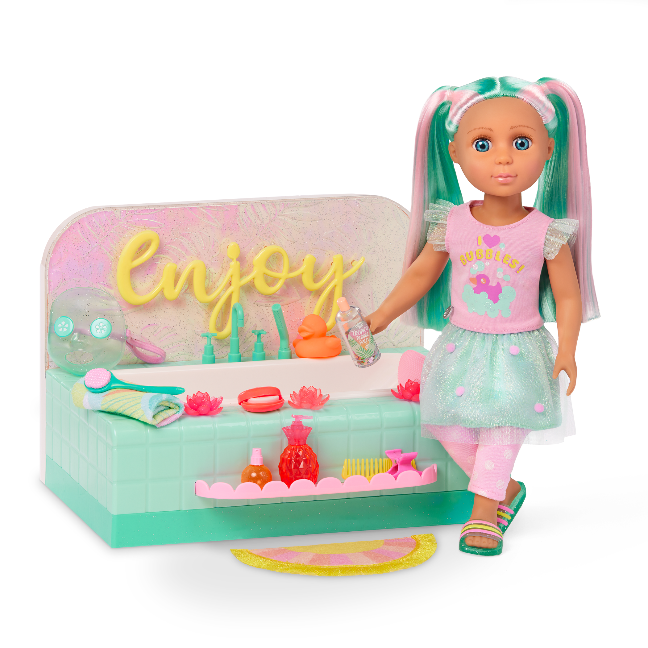 Leia & Bathtub Playset