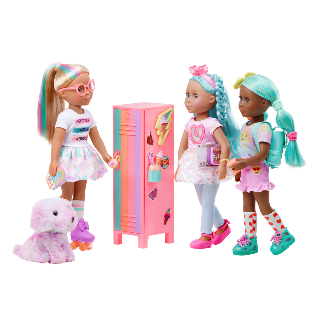 Marlo & GG School Locker Playset - Glitter Girls