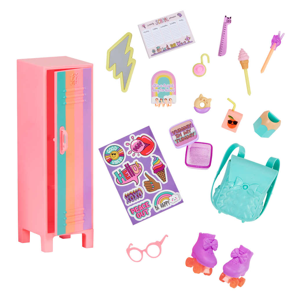 Marlo & GG School Locker Playset - Glitter Girls