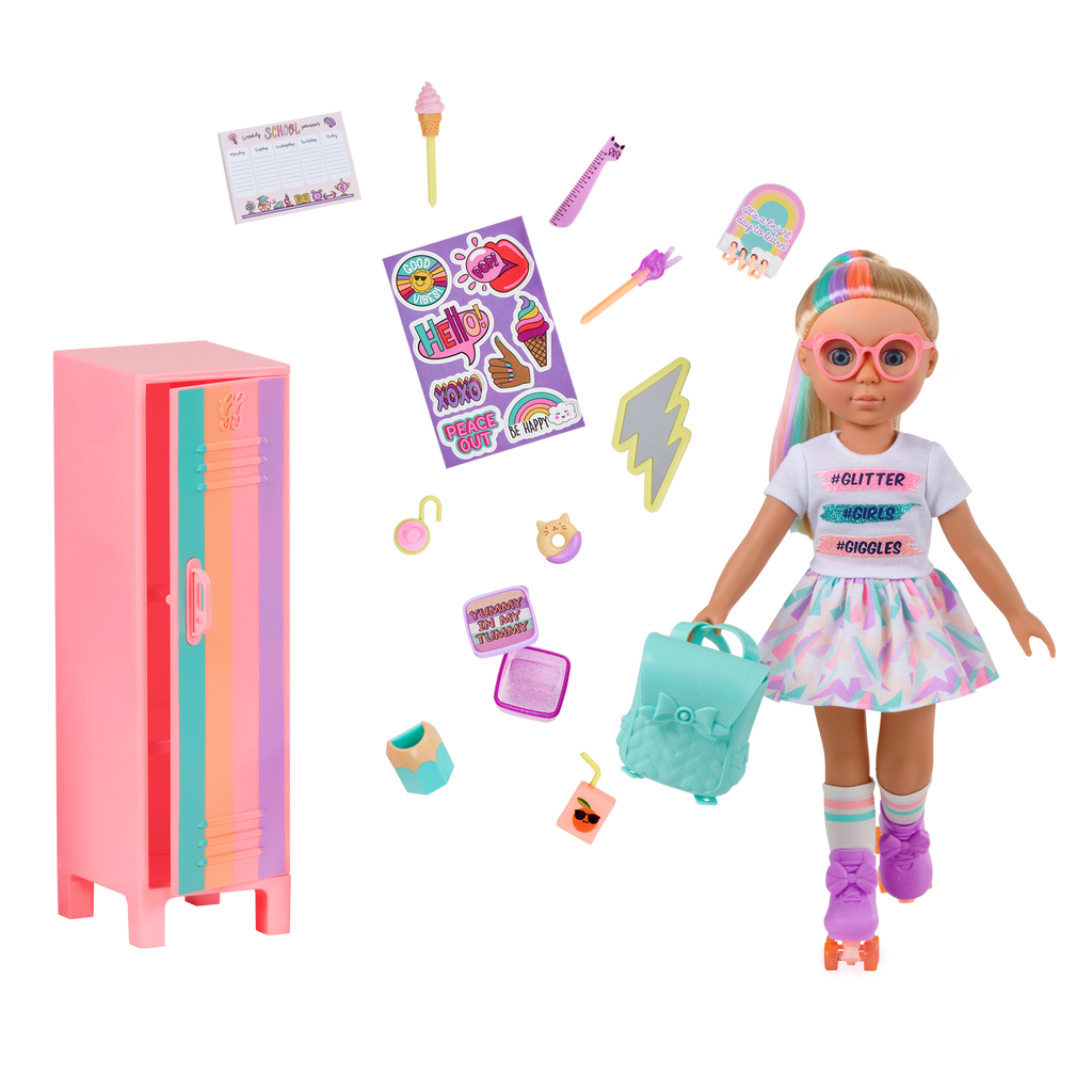Marlo & GG School Locker Playset - Glitter Girls