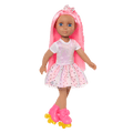 14-inch doll Zinnia from Glitter Girls