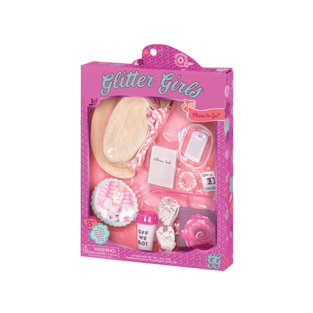 14-inch doll with travel accessories