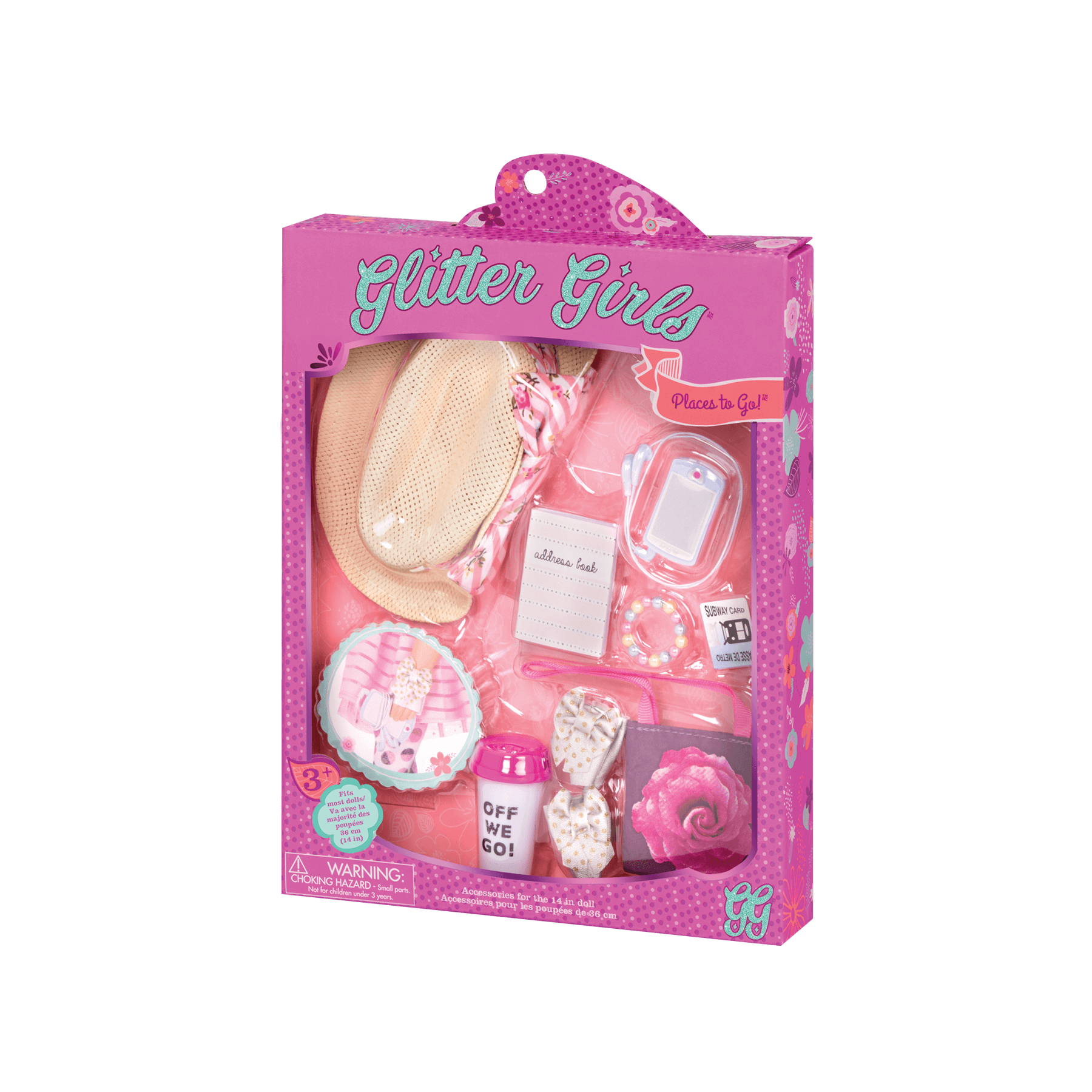 14-inch doll with travel accessories