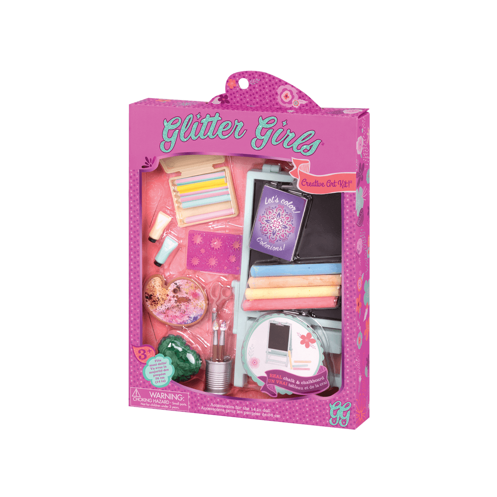 Art kit for 14-inch doll