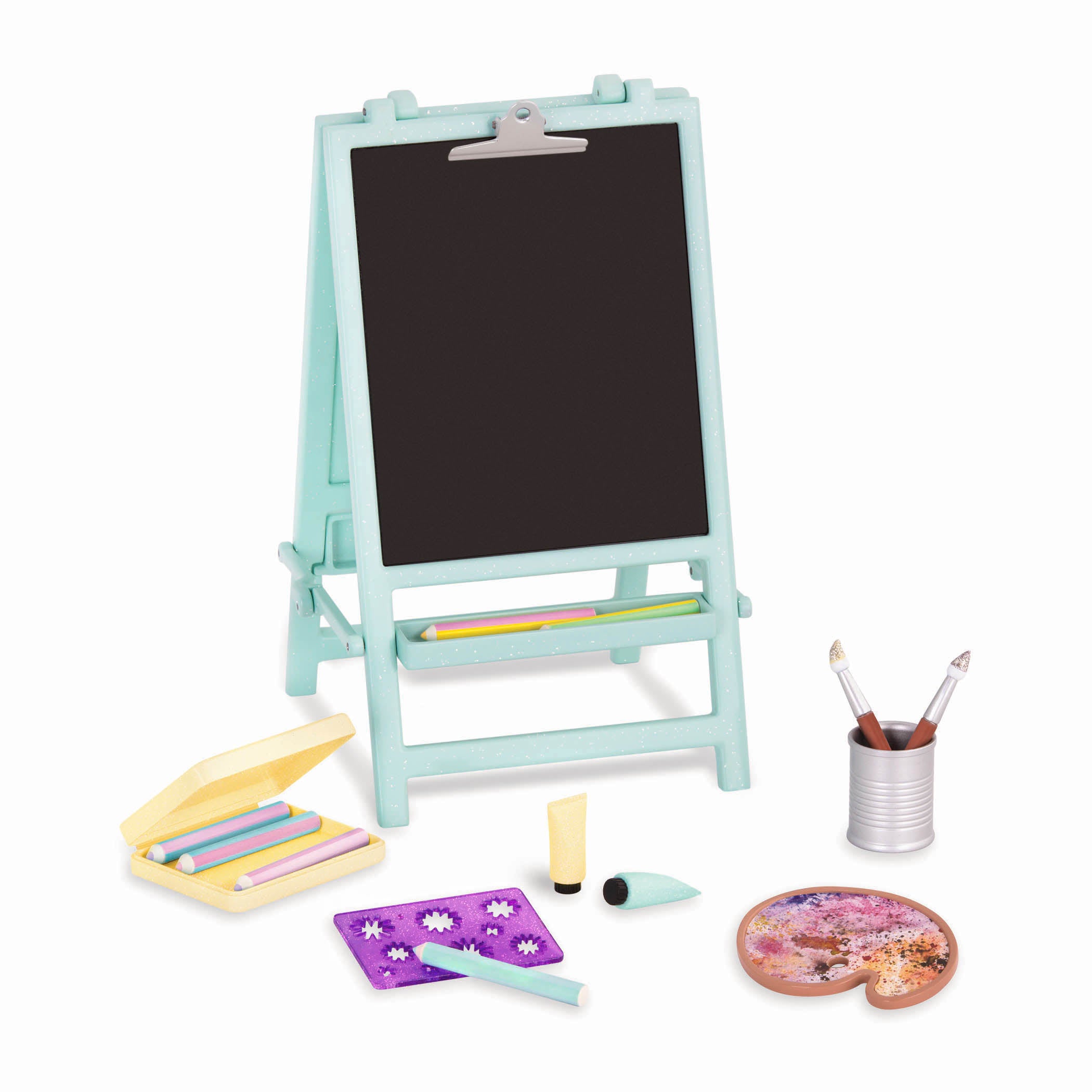 Art kit for 14-inch doll