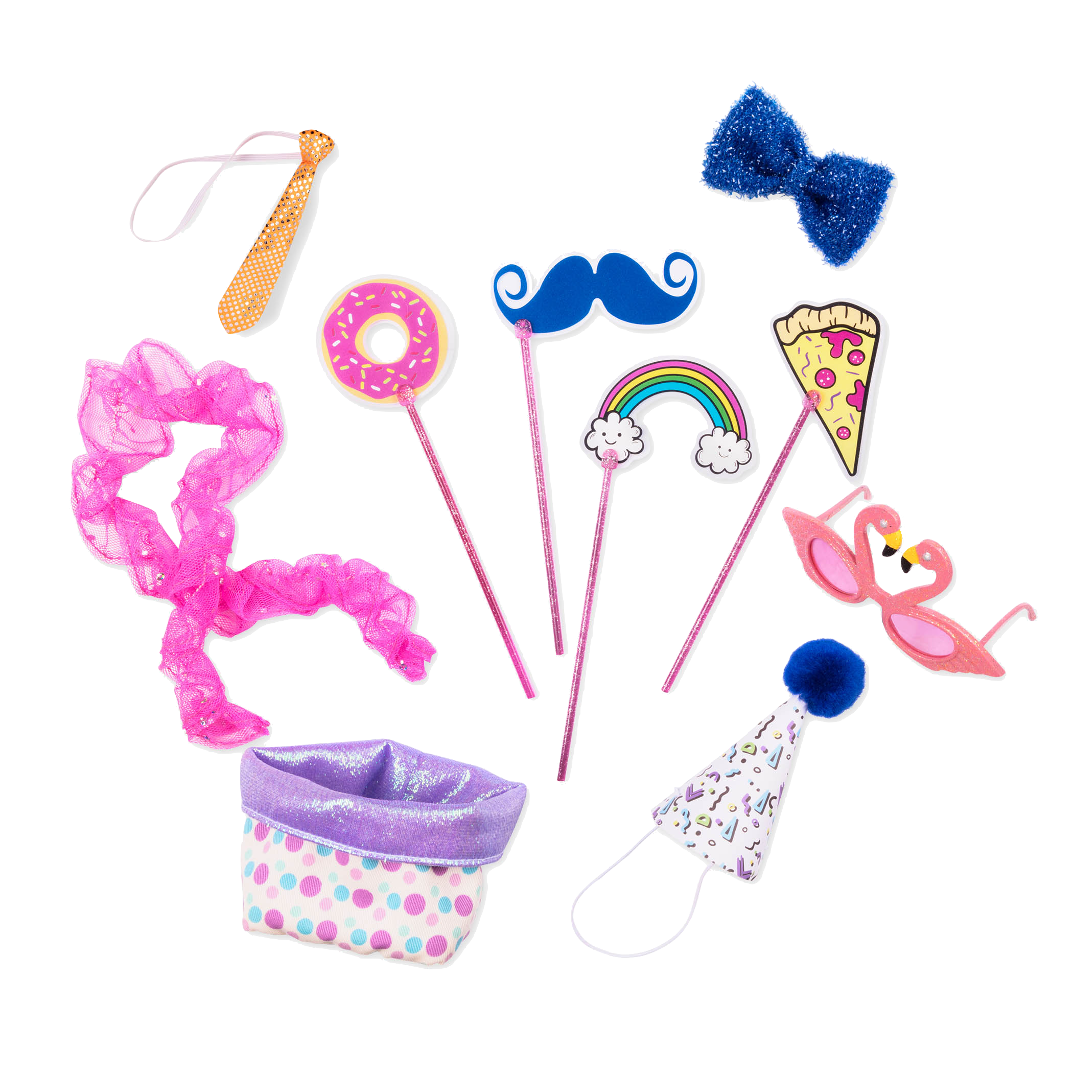 Toy photo booth props