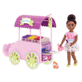 14-inch doll with flower carriage