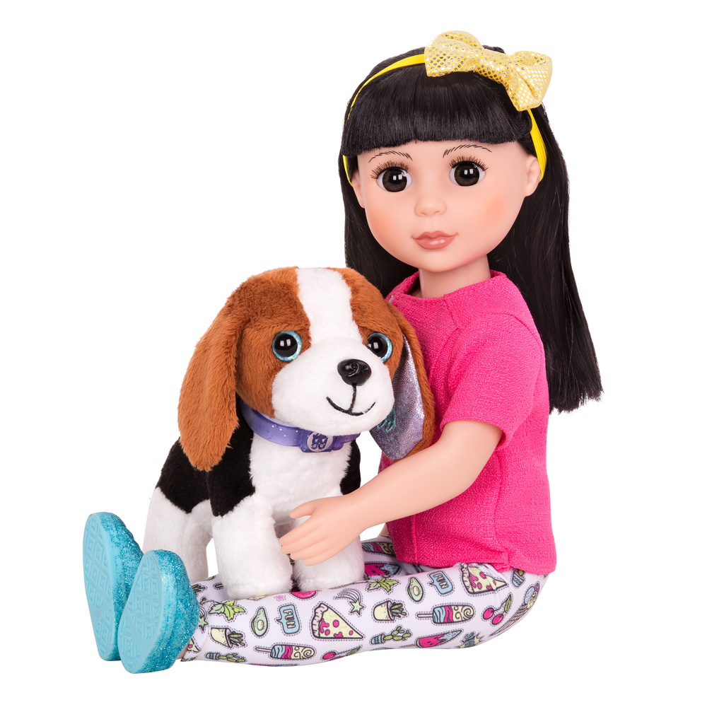 Beagle dog plushie