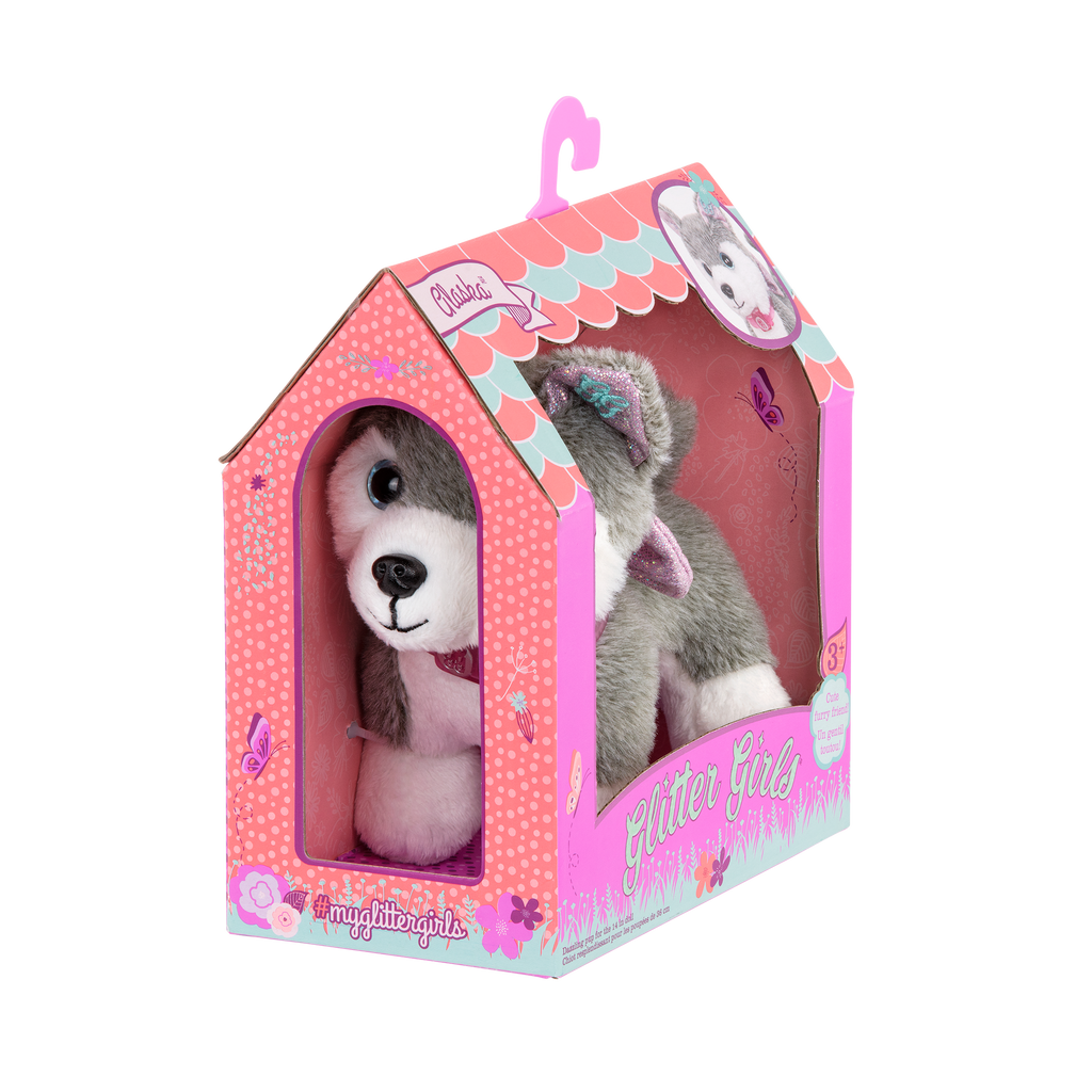 Husky dog plushie