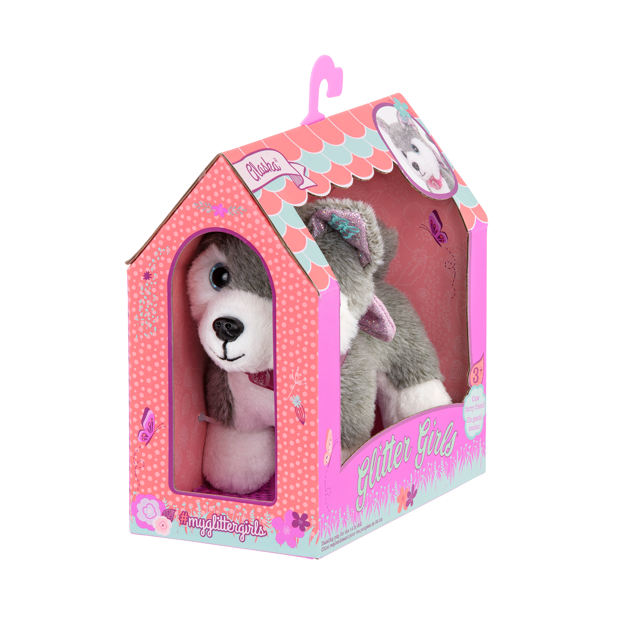 Husky dog plushie