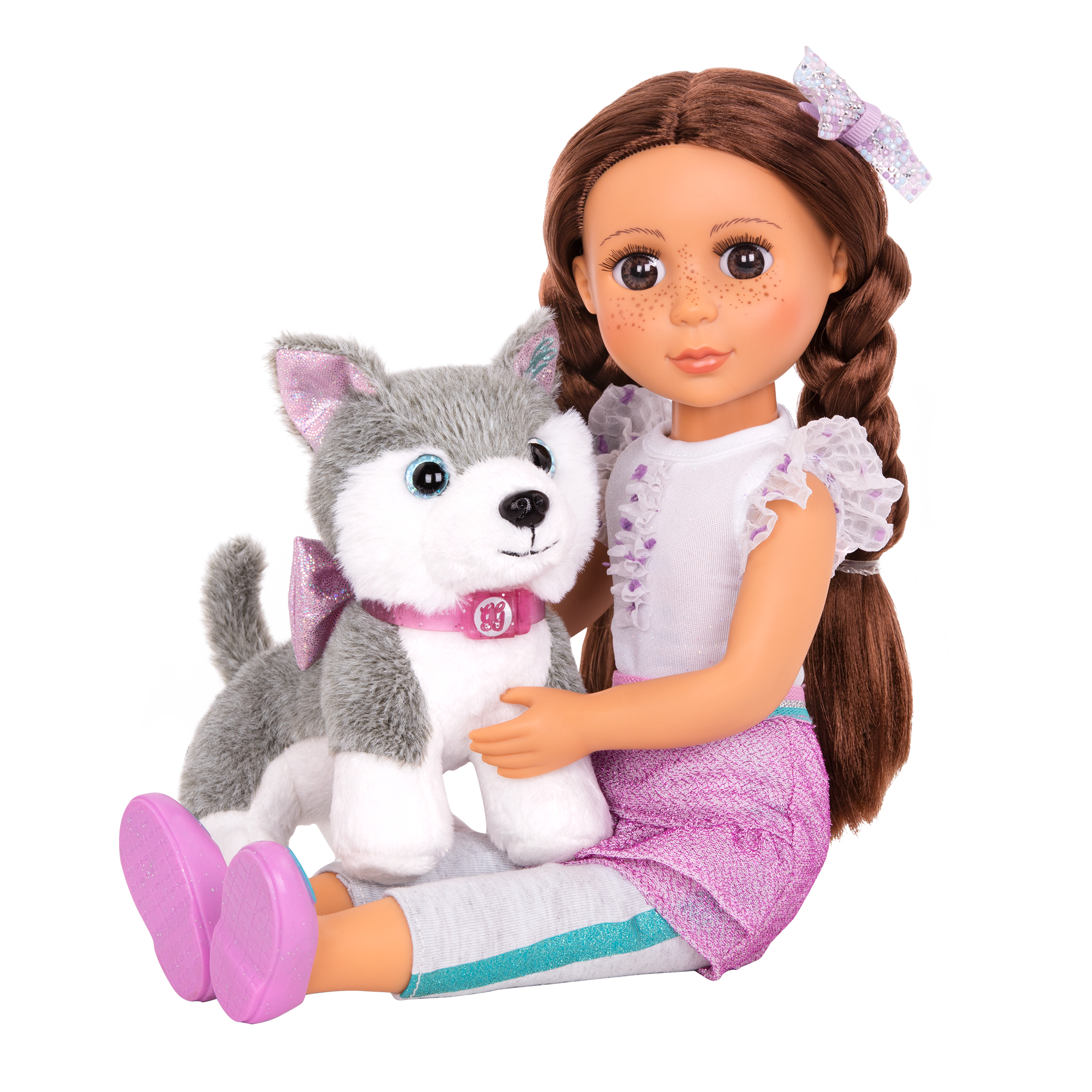 Husky dog plushie