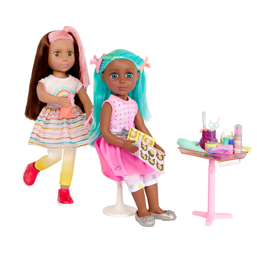 Glitter Girls hair salon playset