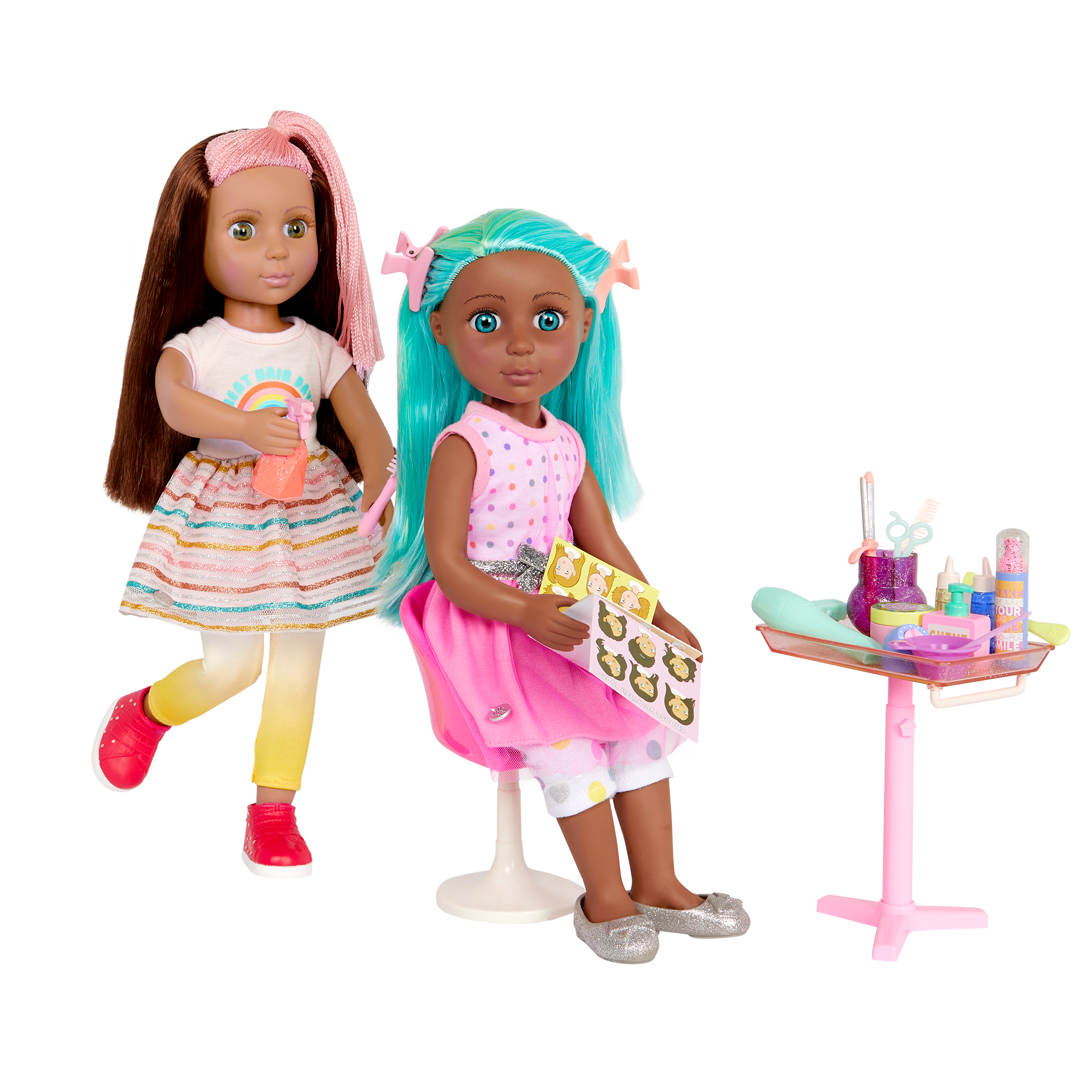 Glitter Girls hair salon playset