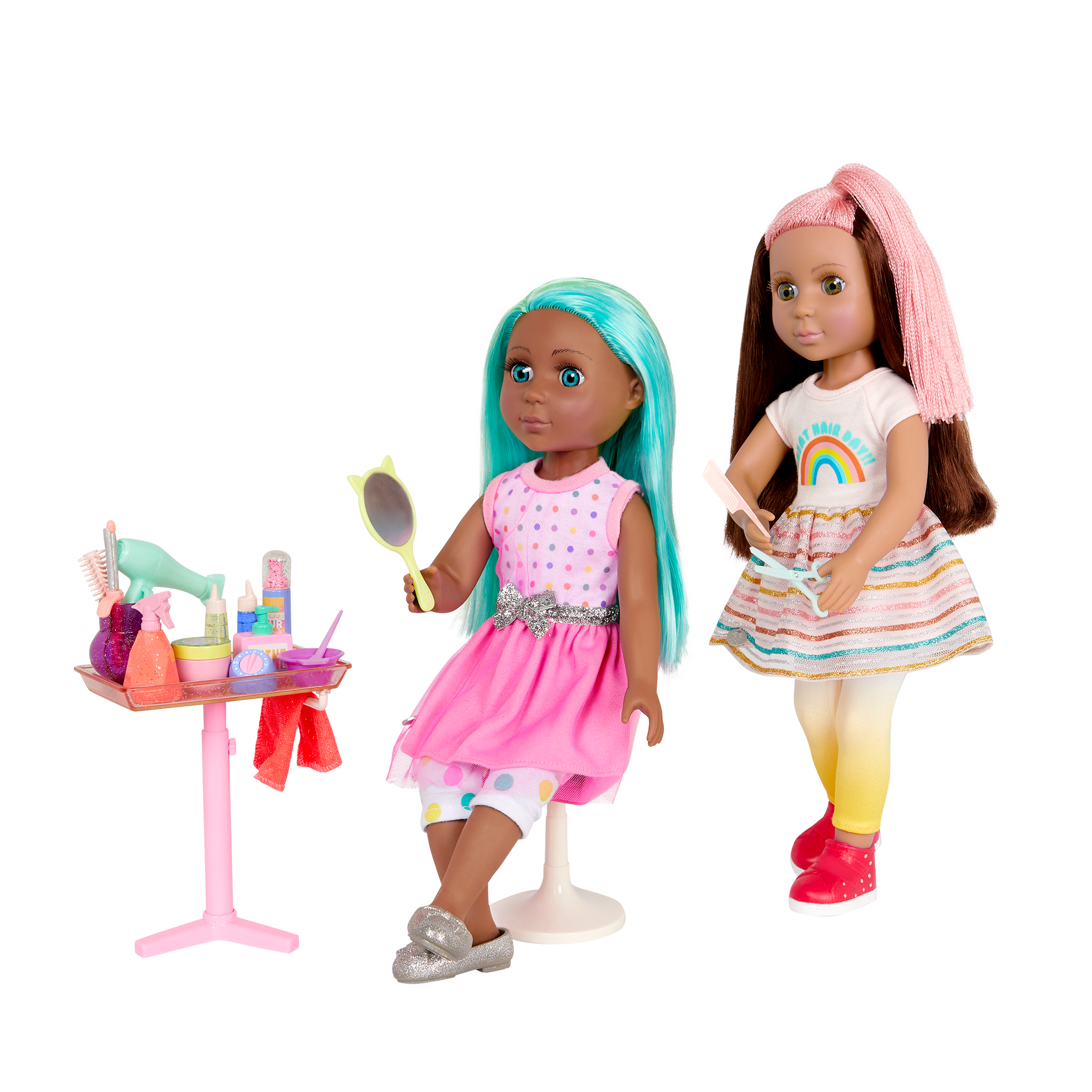 Glitter Girls hair salon playset