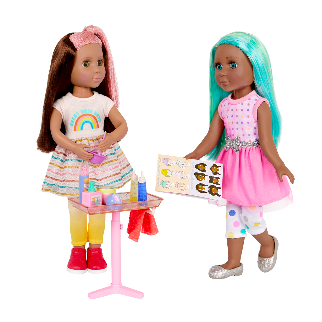Glitter Girls hair salon playset